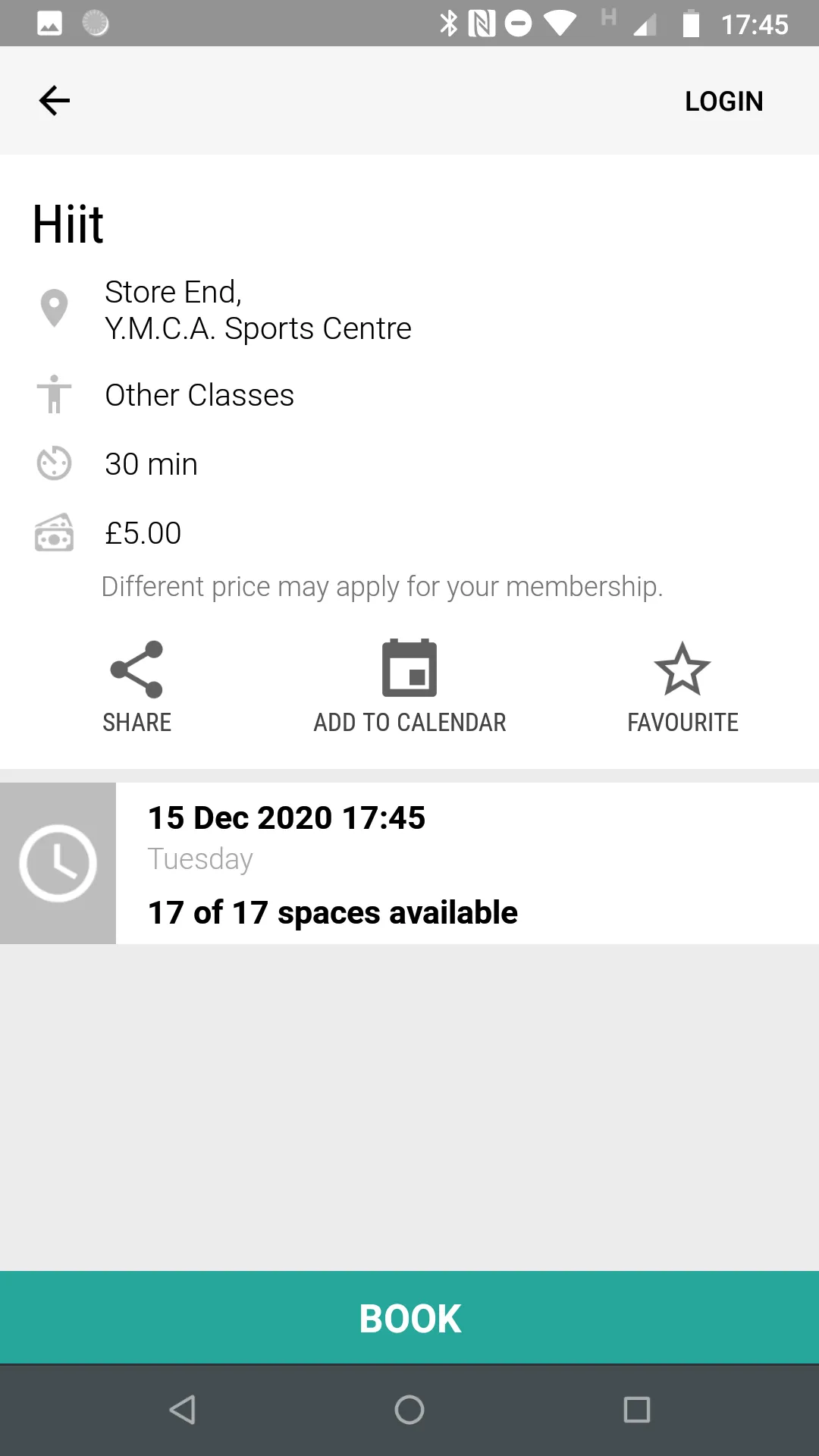 YMCA East Surrey | Indus Appstore | Screenshot