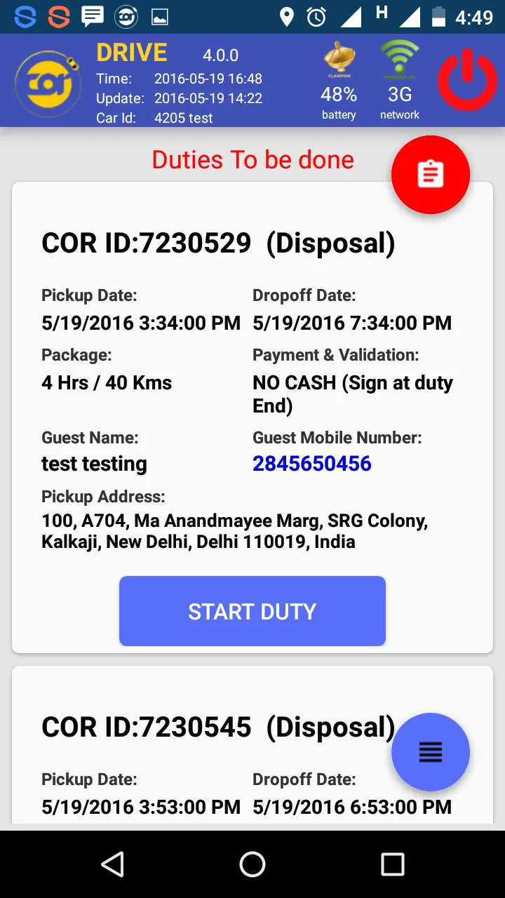 COR- Chauffeur and Vendor App | Indus Appstore | Screenshot