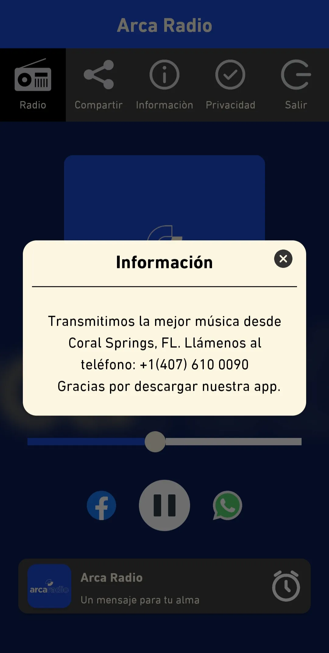 Arca Radio | Indus Appstore | Screenshot