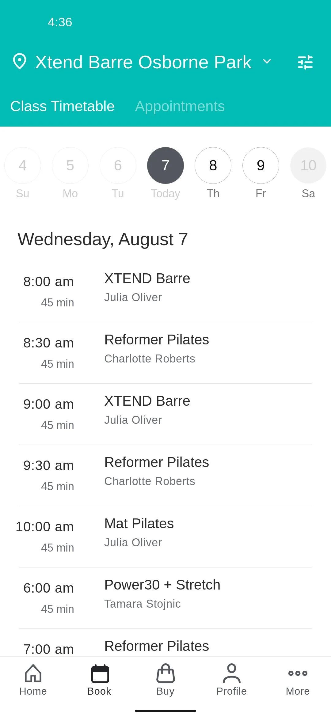 Xtend Barre | Indus Appstore | Screenshot