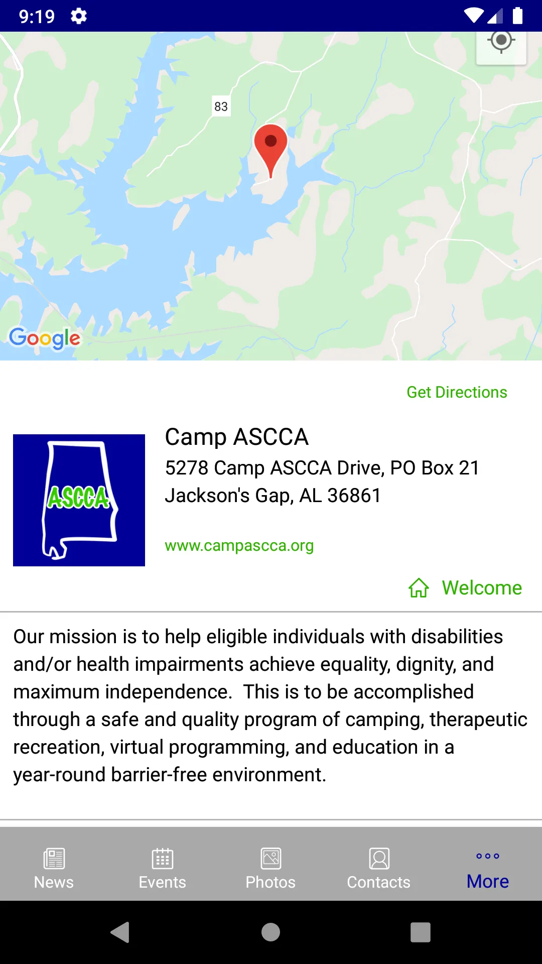 Camp ASCCA | Indus Appstore | Screenshot