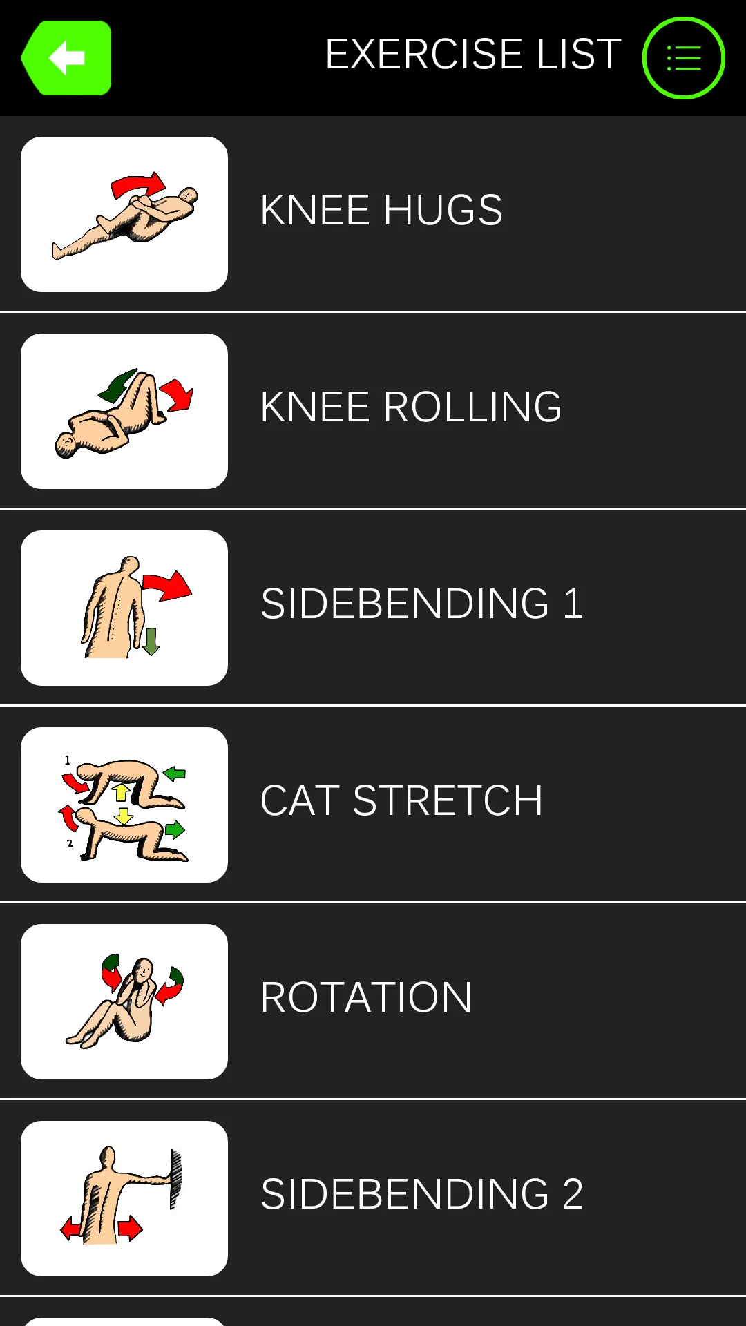 Lower Back Pain Exercises | Indus Appstore | Screenshot