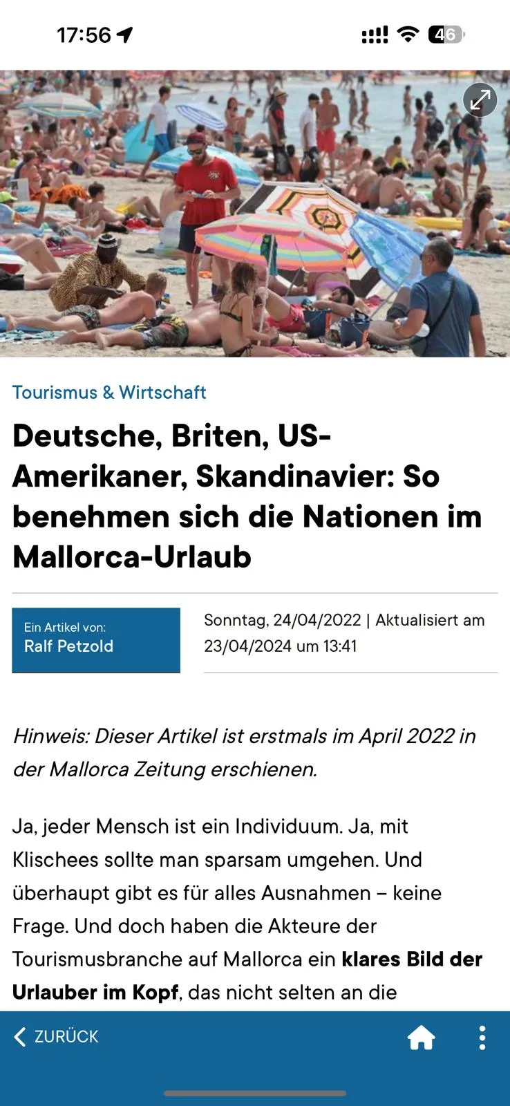 MALLORCA ZEITUNG | Indus Appstore | Screenshot