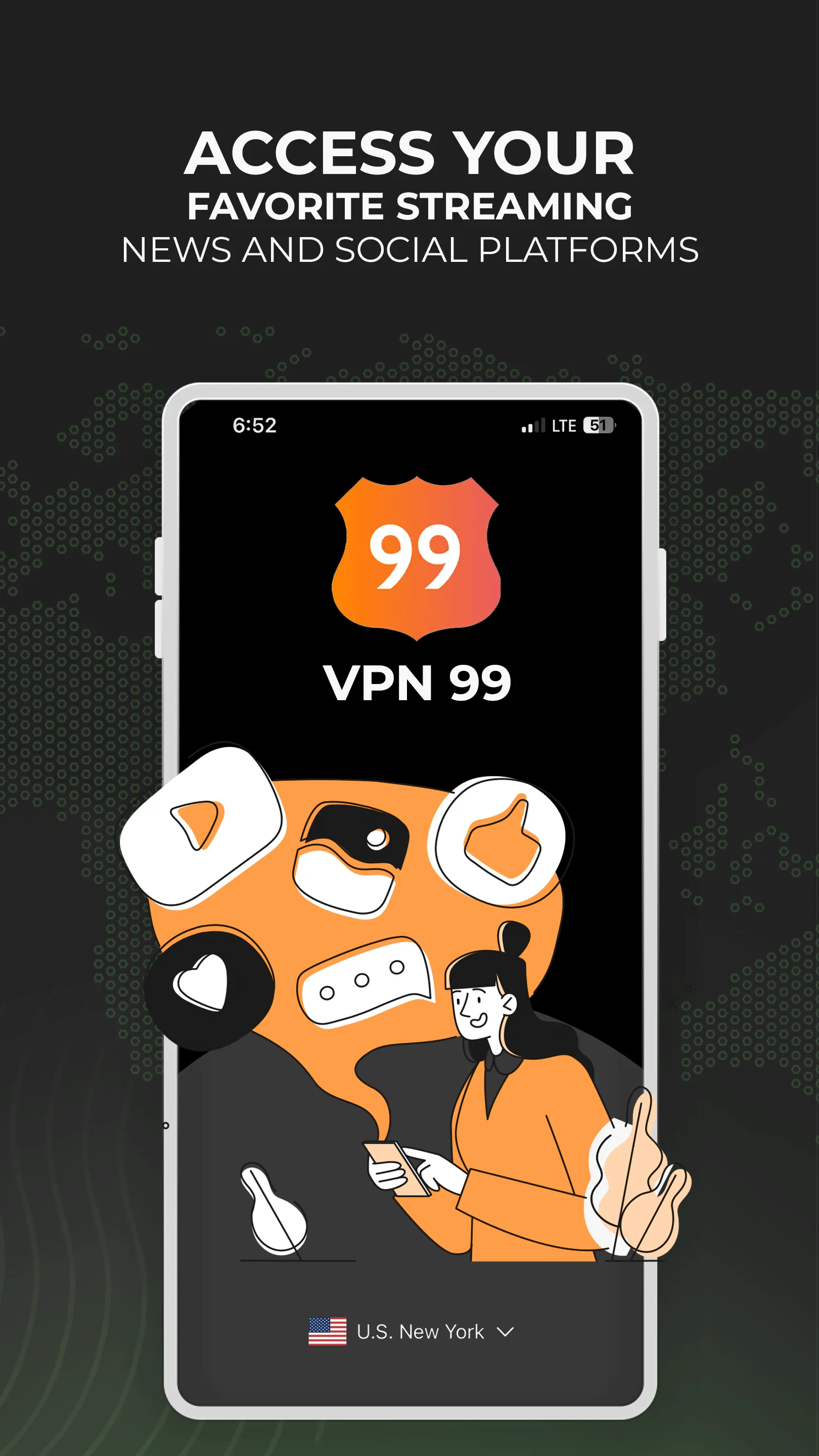 VPN99 - fast secure VPN | Indus Appstore | Screenshot