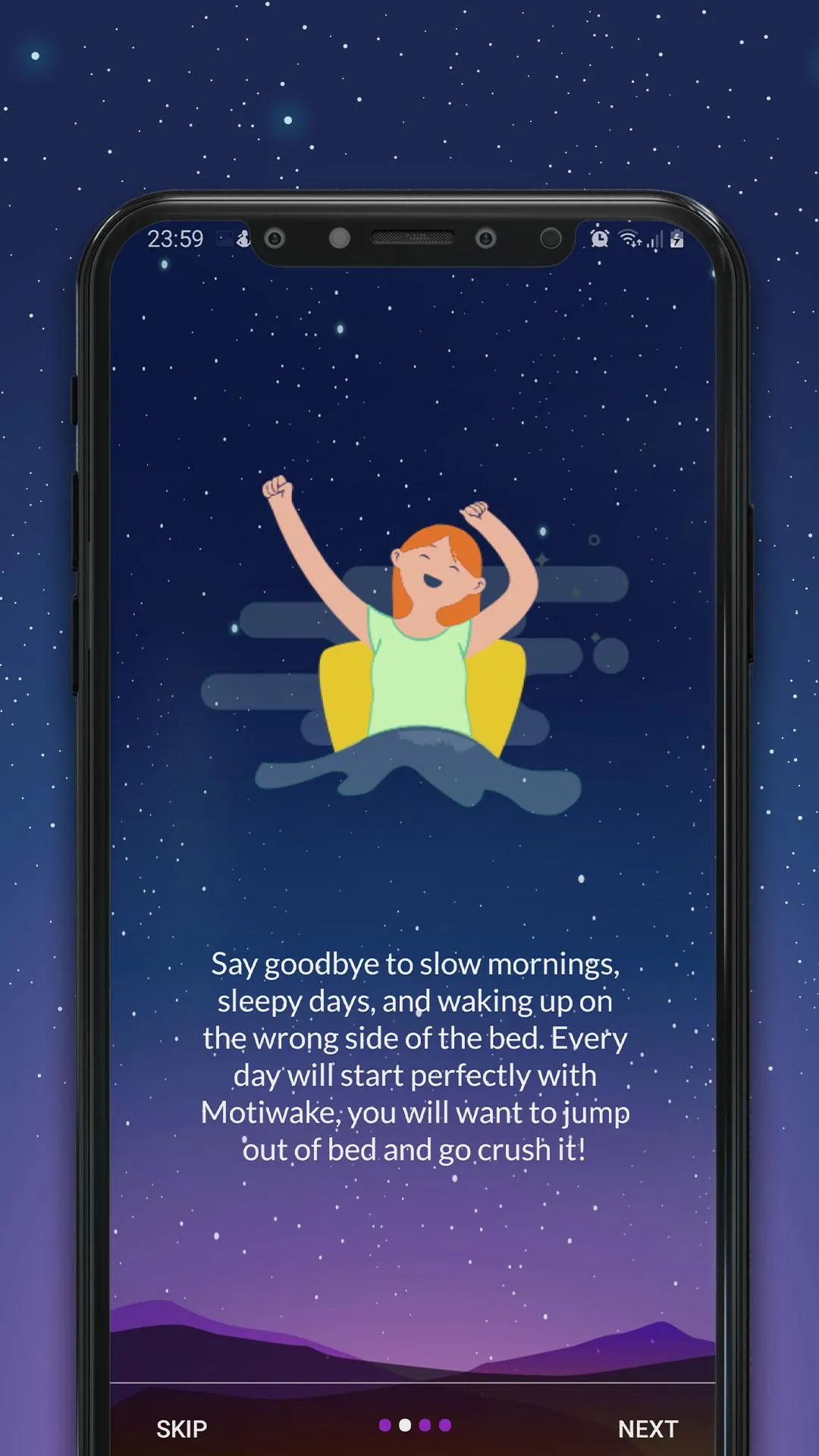 Motiwake - Motivational Alarm  | Indus Appstore | Screenshot