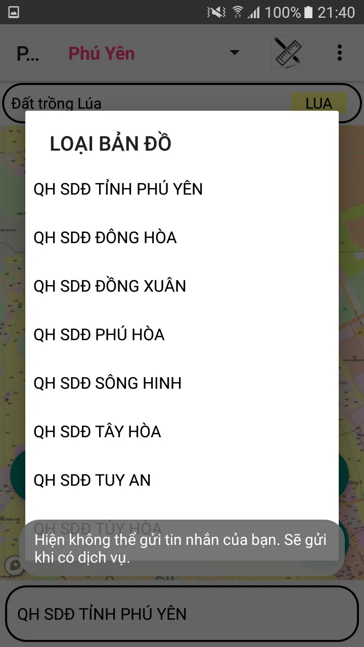 QH sử dụng đất Phú Yên | Indus Appstore | Screenshot