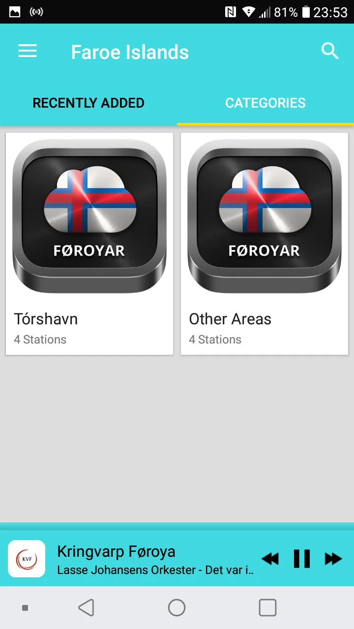 Radio Faroe Islands | Indus Appstore | Screenshot