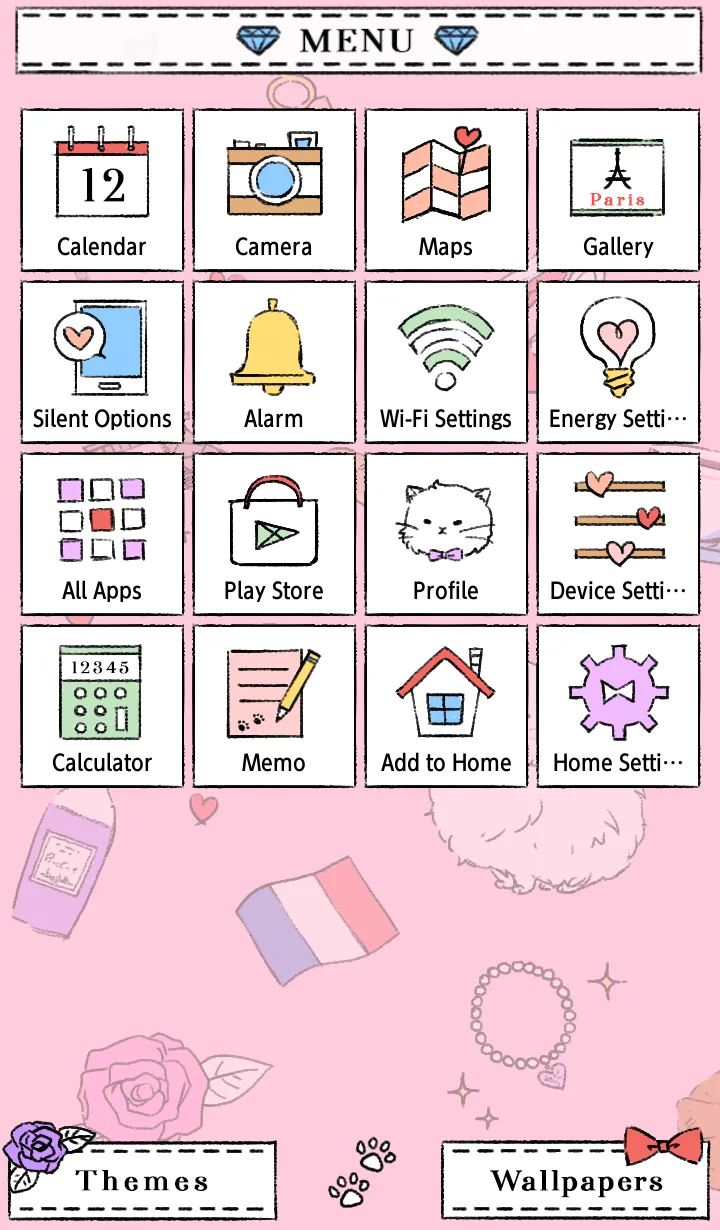 Paris Cat Theme +HOME | Indus Appstore | Screenshot