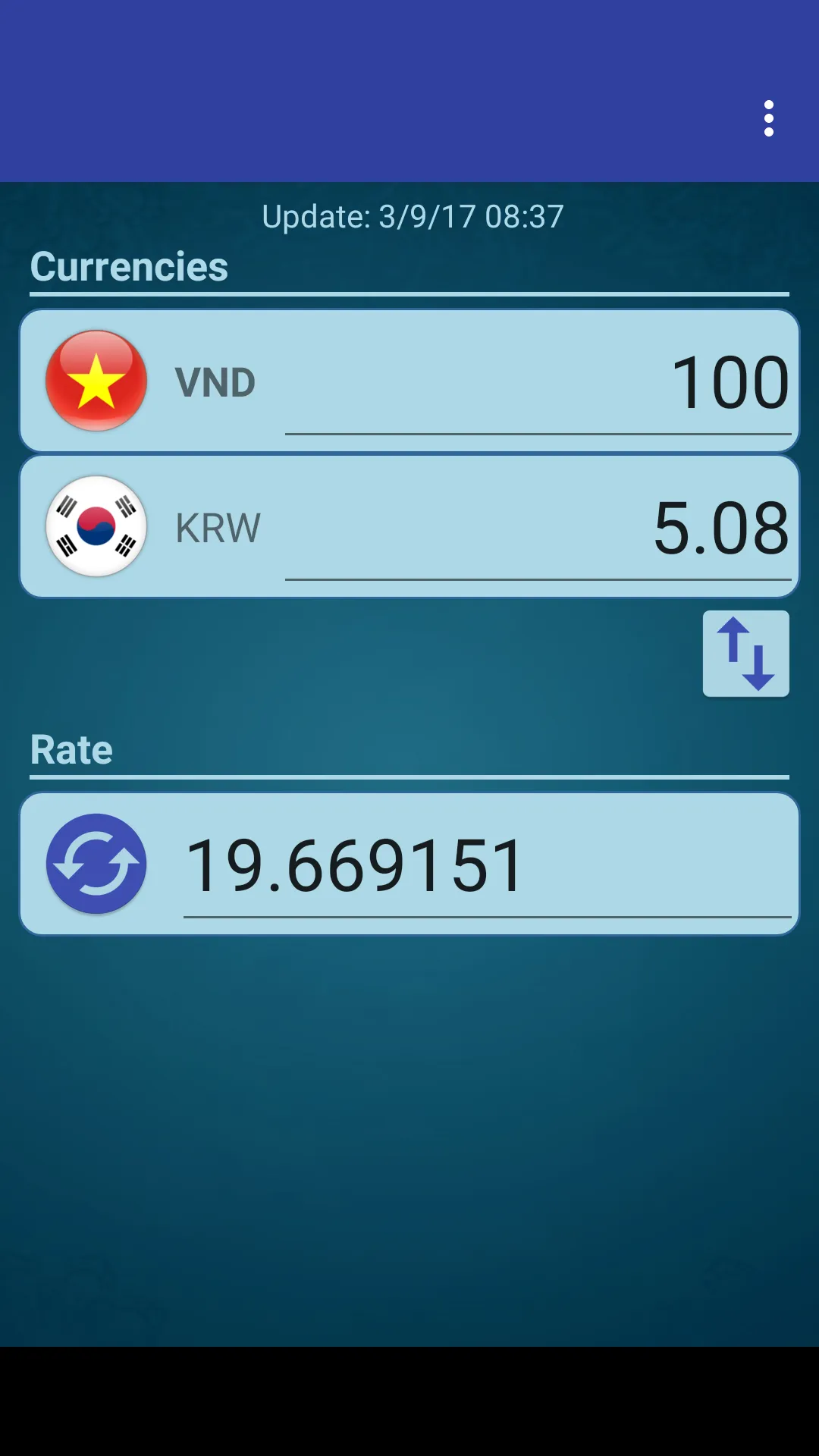 S Korea Won x Vietnamese Dong | Indus Appstore | Screenshot