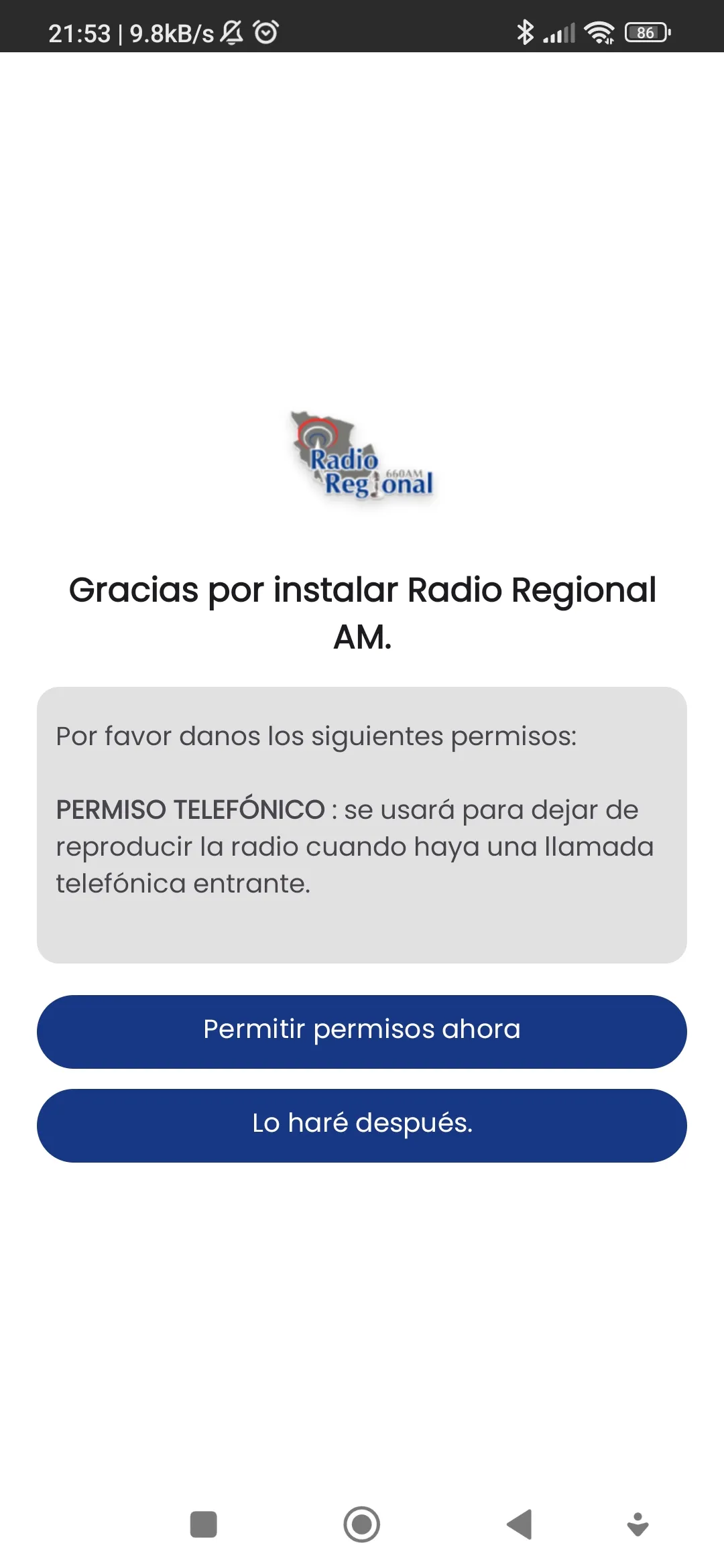 Radio Regional 660 AM | Indus Appstore | Screenshot