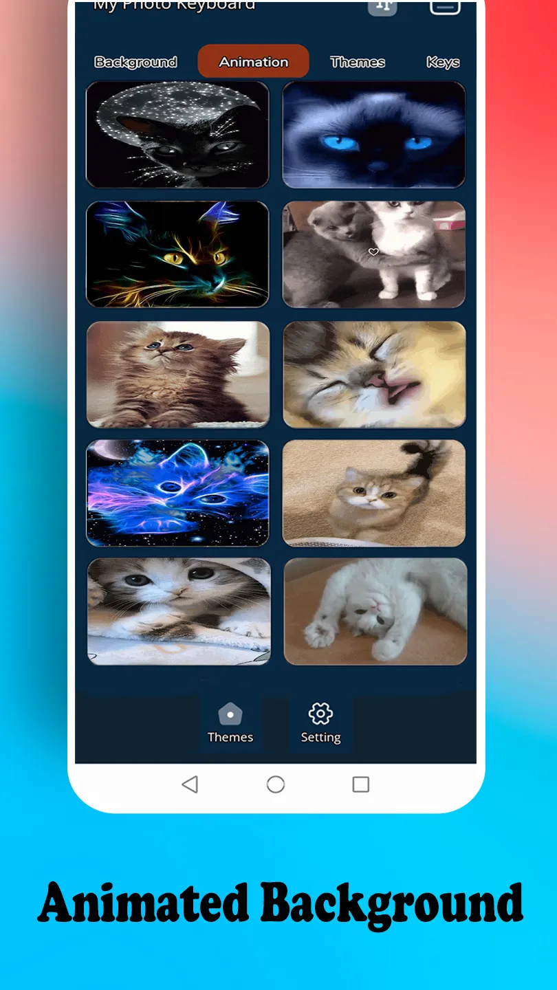 Kitty Cat Keyboard | Indus Appstore | Screenshot