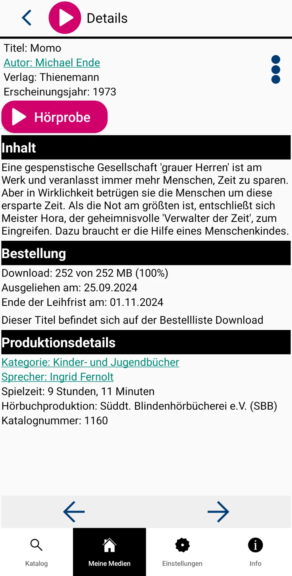 BHB Lesezeit | Indus Appstore | Screenshot