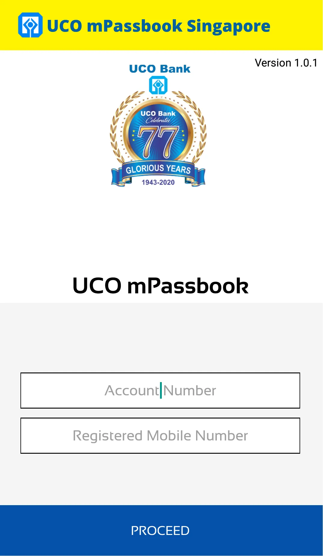 UCO mPassbook Singapore | Indus Appstore | Screenshot