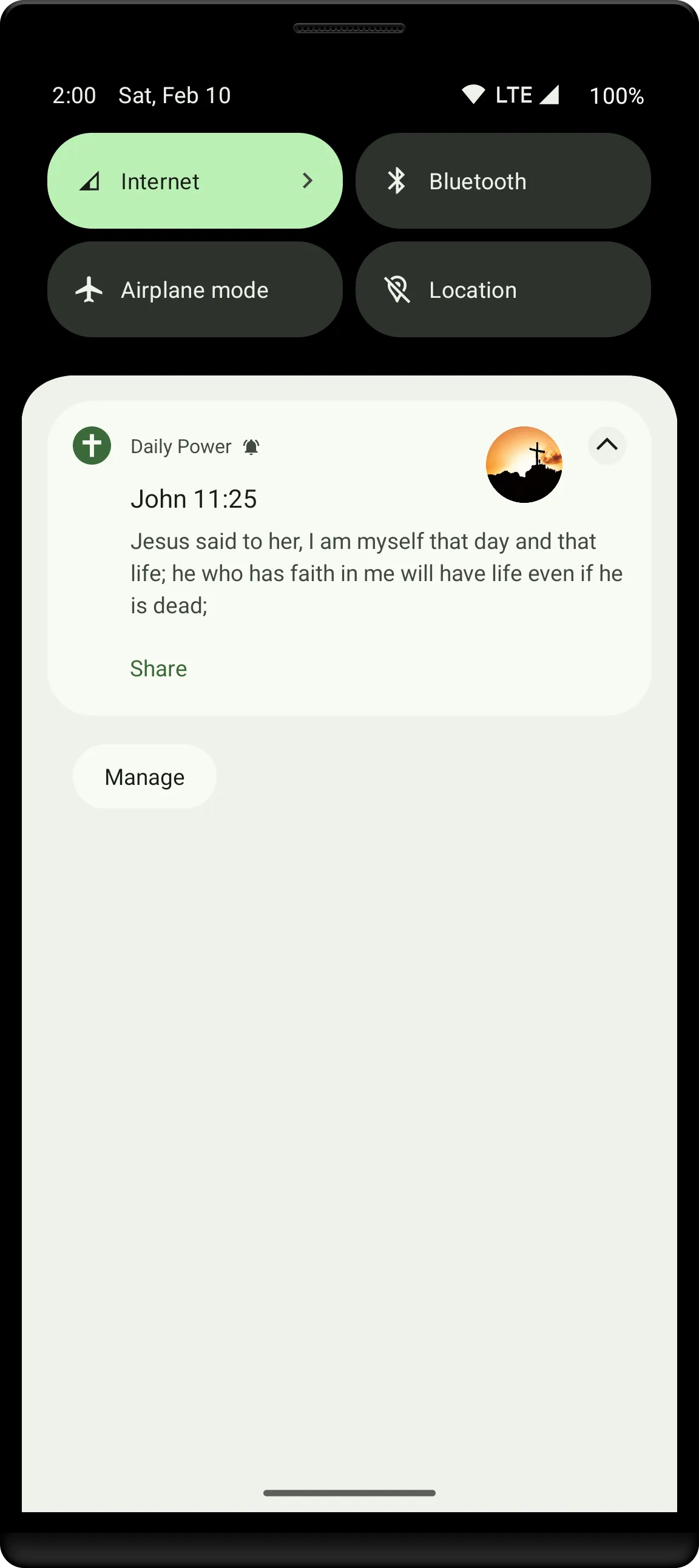 Daily Power - bible verses | Indus Appstore | Screenshot