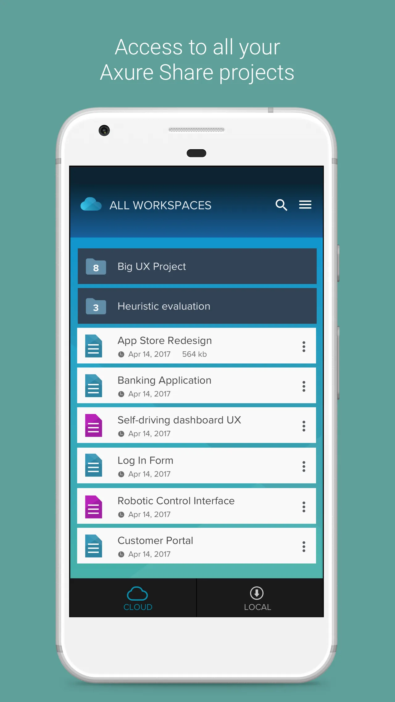 Axure Cloud | Indus Appstore | Screenshot