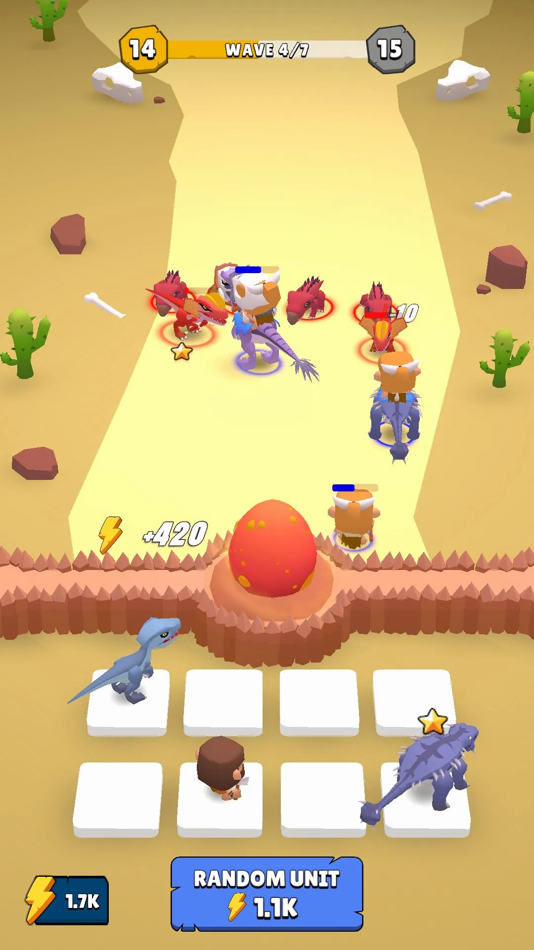 Dino Merge Wars | Indus Appstore | Screenshot