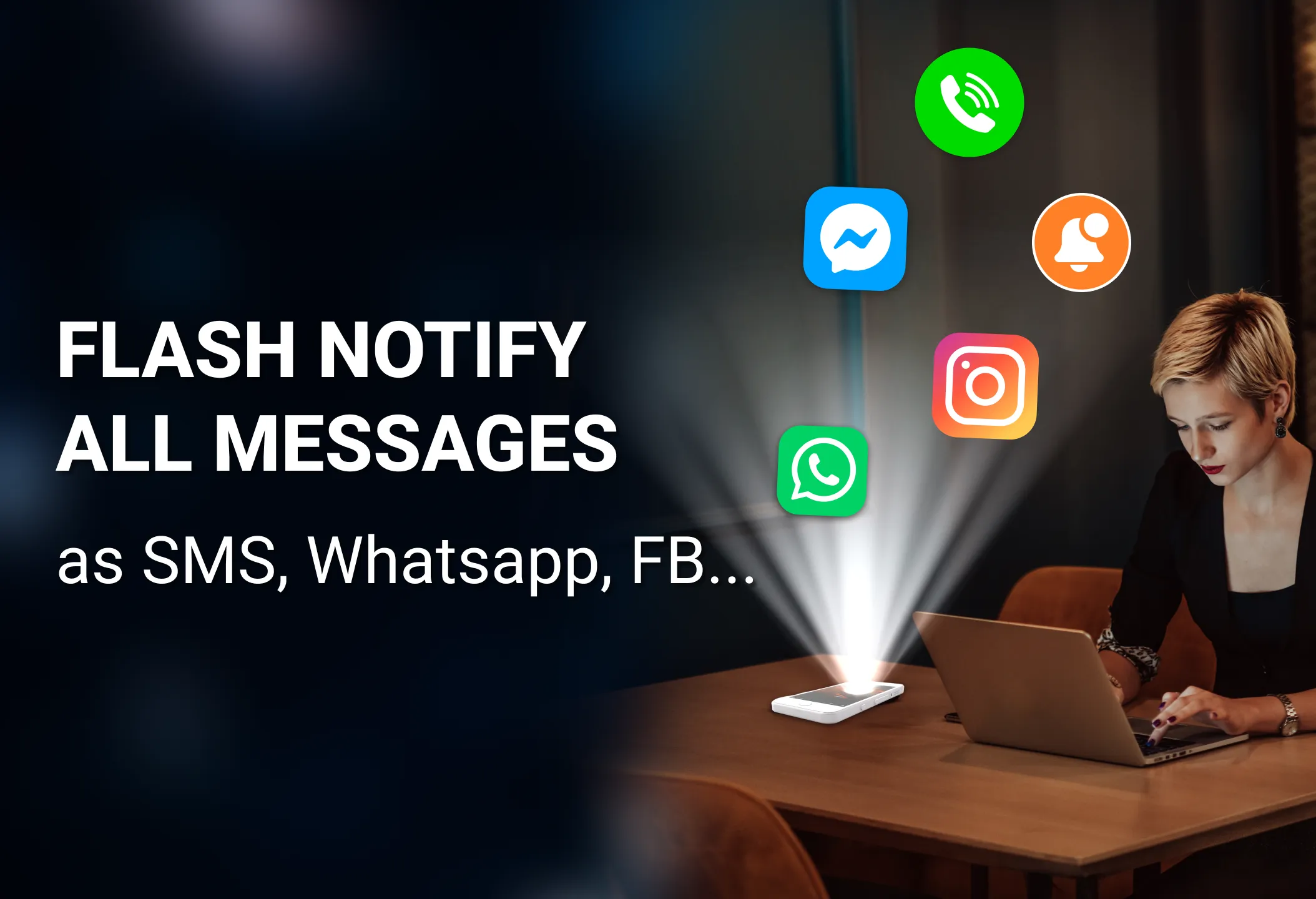 Flash Alert & Led Flashlight | Indus Appstore | Screenshot