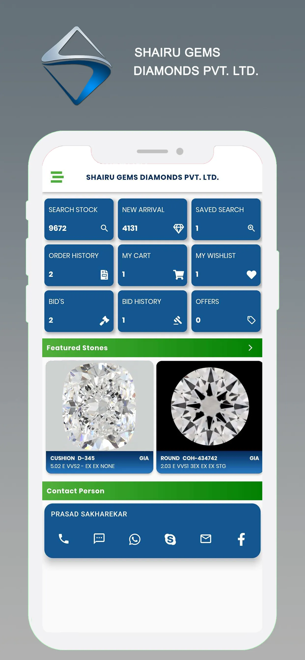 Shairu Gems Diamonds Pvt. Ltd. | Indus Appstore | Screenshot