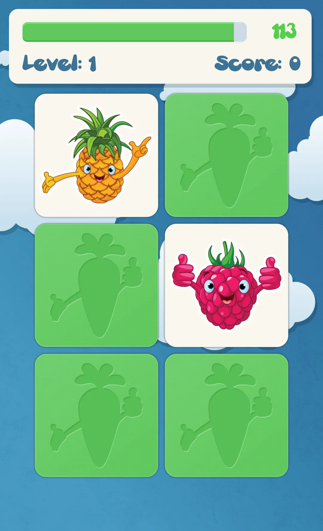 Fruits Memory Game for kids | Indus Appstore | Screenshot