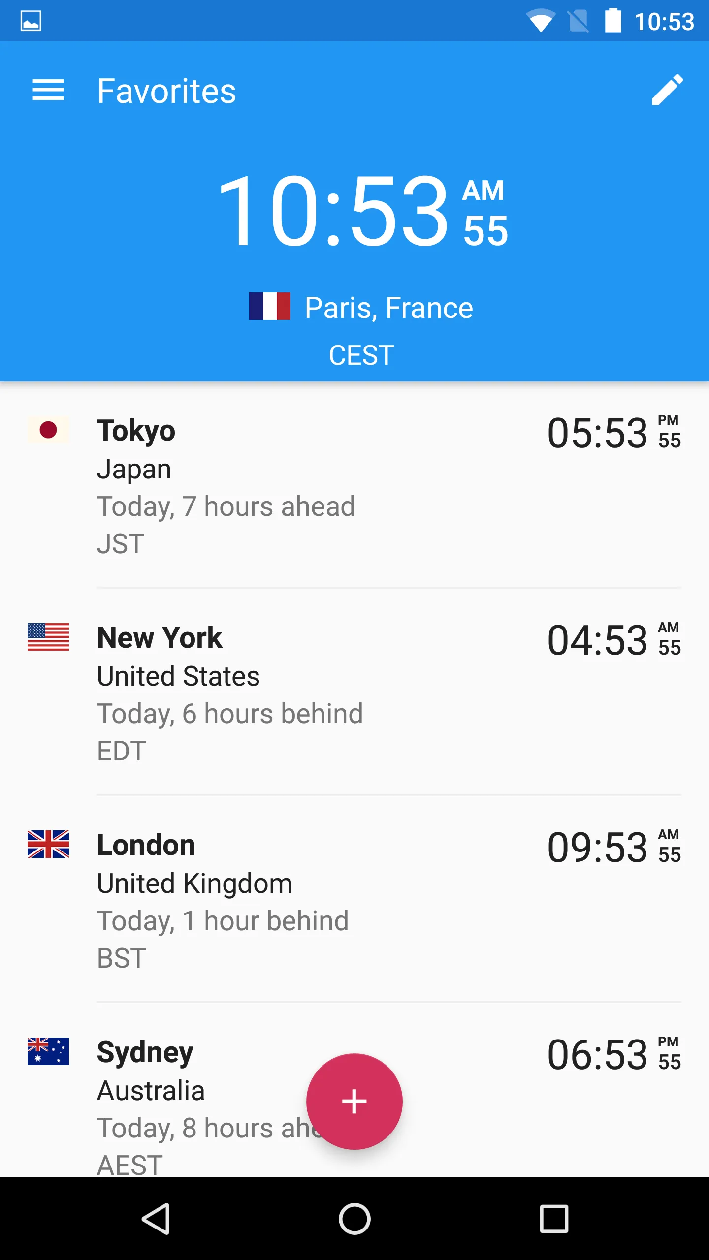 World Clock by timeanddate.com | Indus Appstore | Screenshot