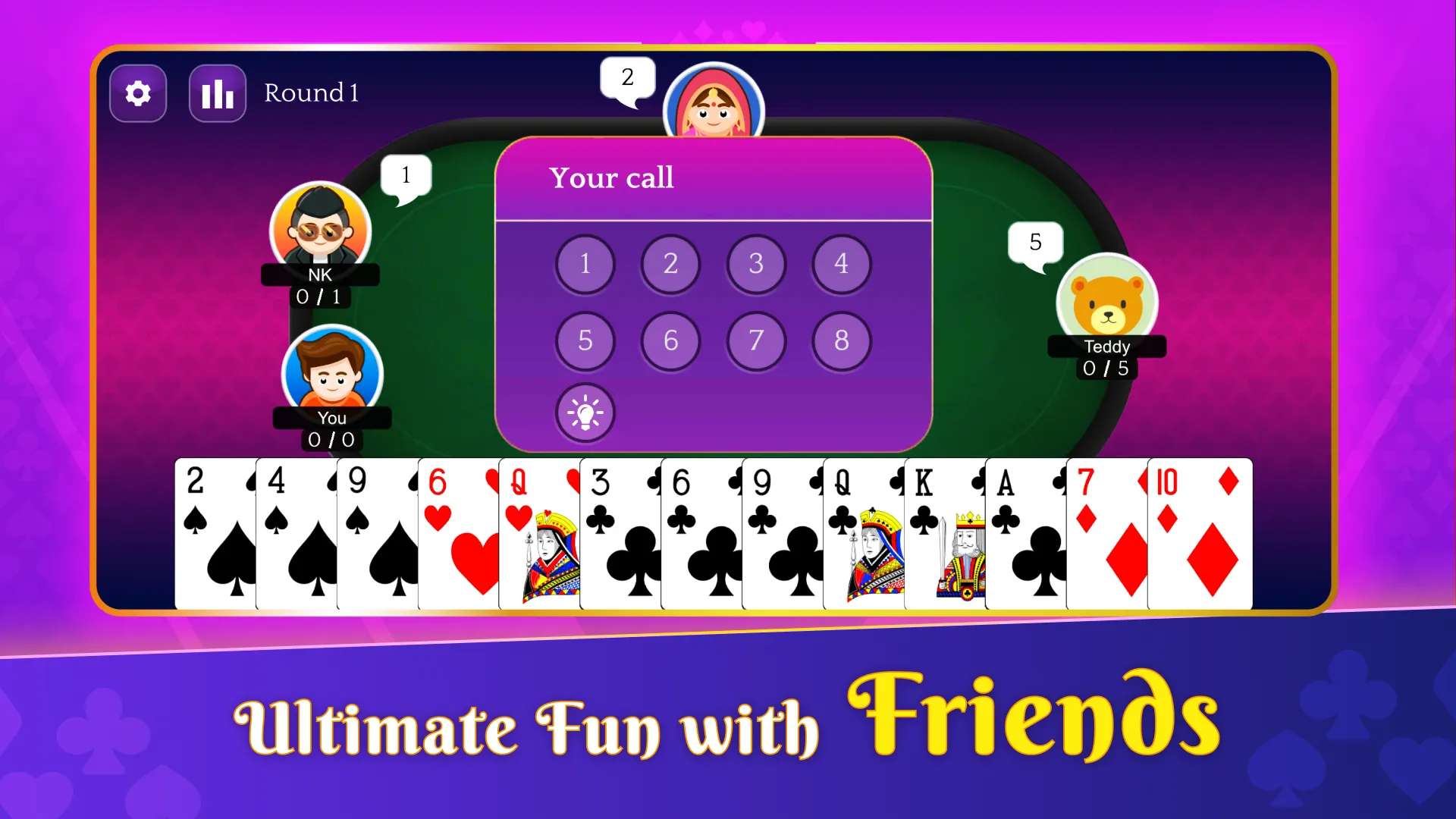 Callbreak Multiplayer | Indus Appstore | Screenshot