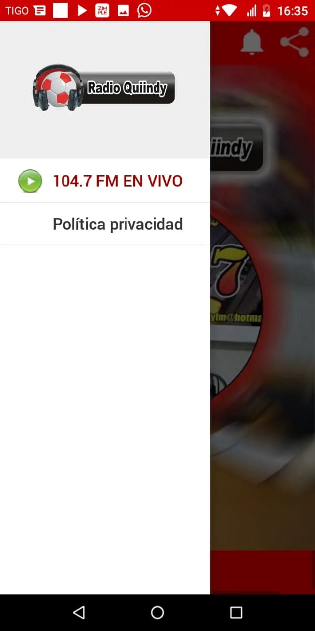 Radio Quiindy FM | Indus Appstore | Screenshot