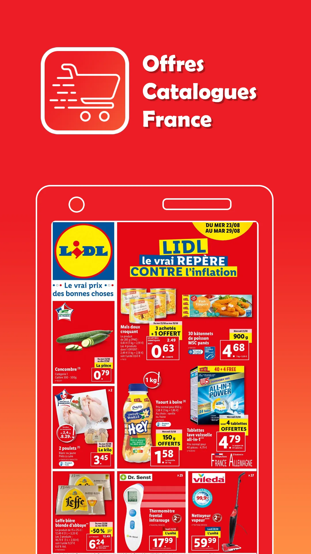 Offres & Catalogues France | Indus Appstore | Screenshot