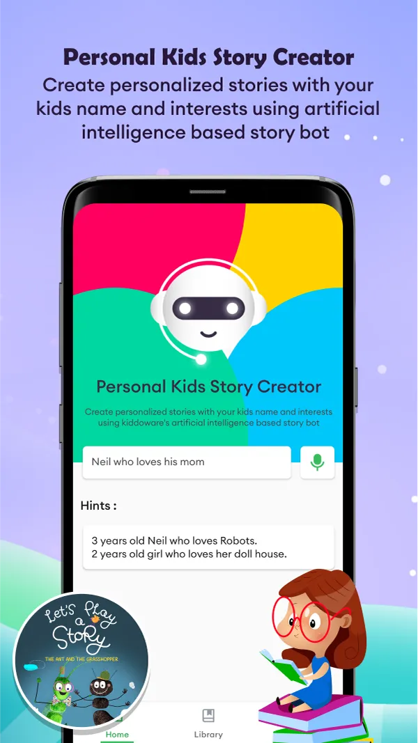 Personal Story Creator: AI Bot | Indus Appstore | Screenshot