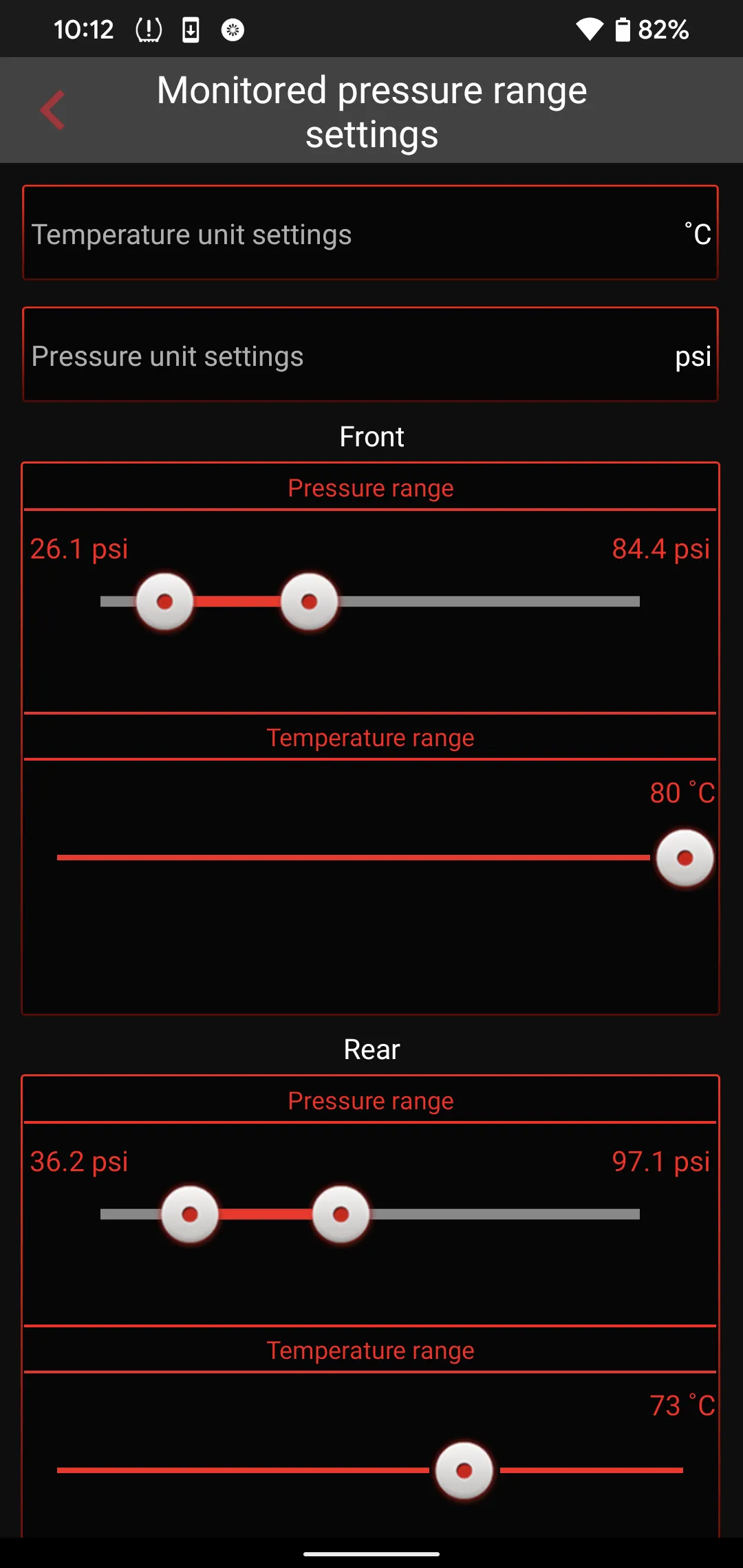 Dynamic BLE TPMS | Indus Appstore | Screenshot