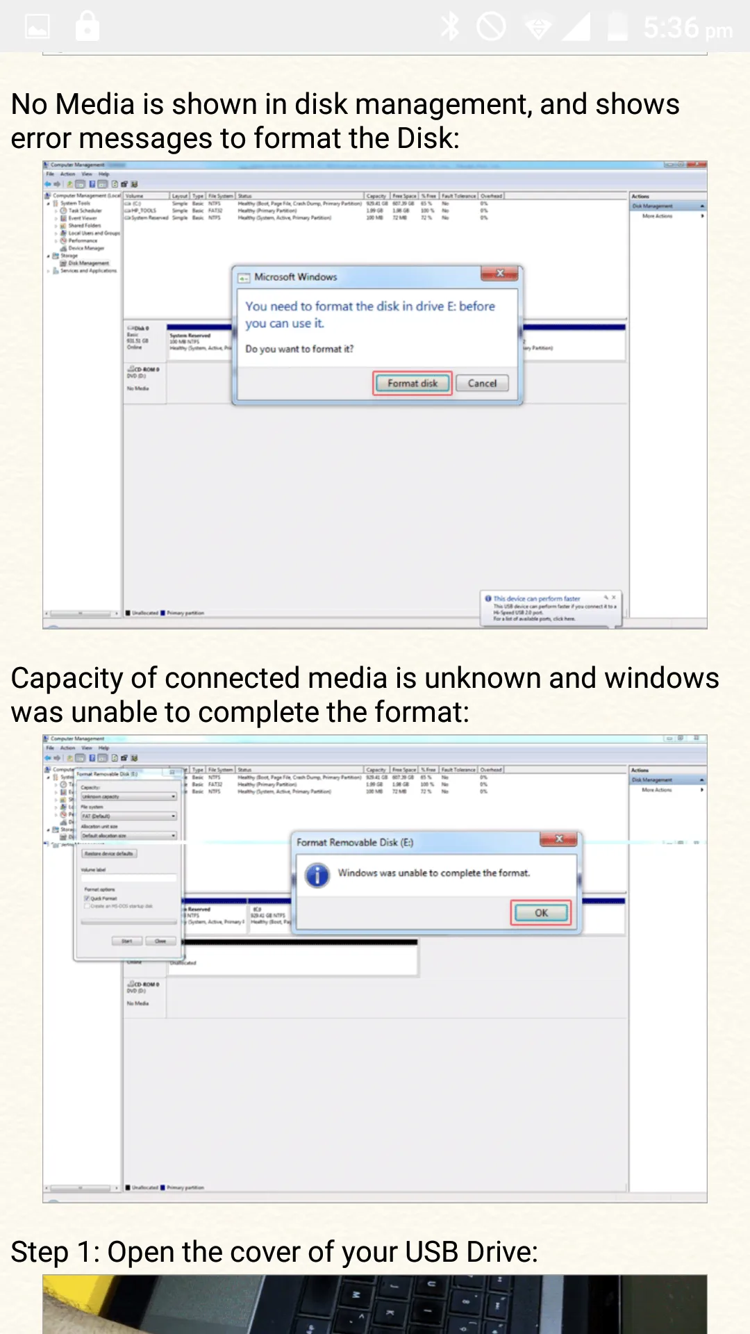 USB Drive Data Recovery Help | Indus Appstore | Screenshot