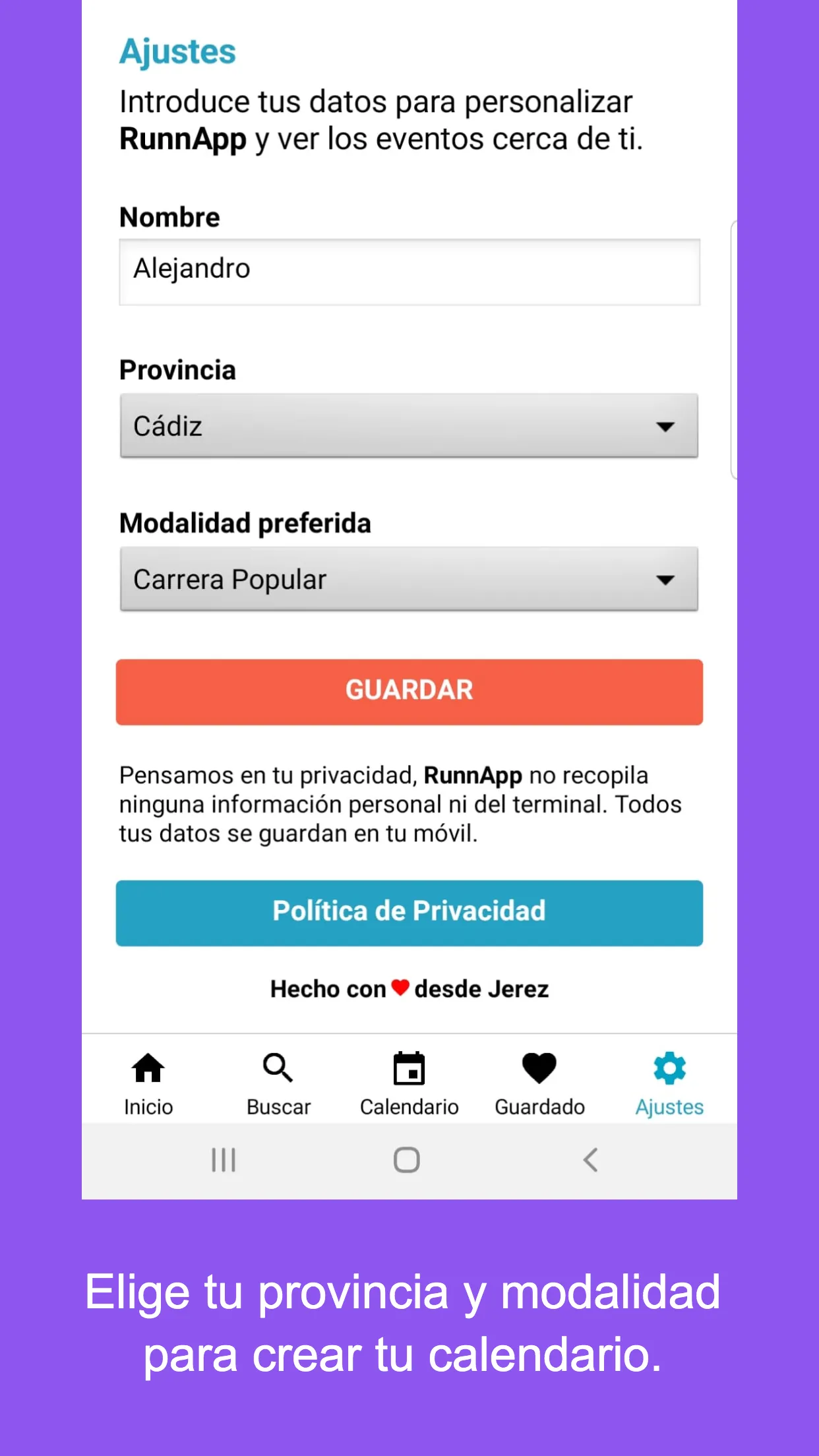 Buscador Carreras Populares | Indus Appstore | Screenshot