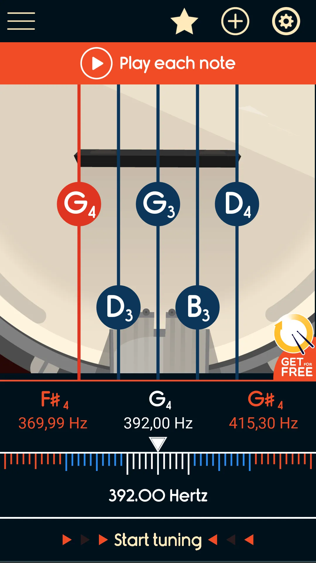 Master Banjo Tuner | Indus Appstore | Screenshot