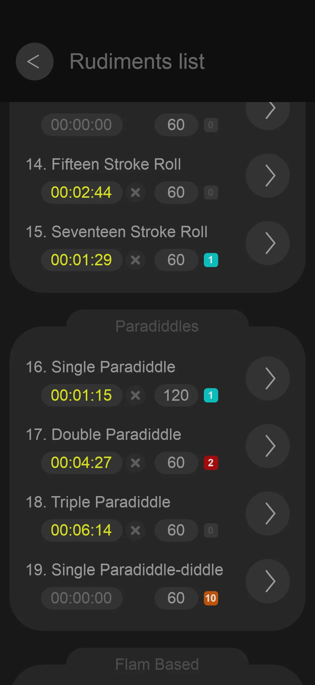 Drum rudiments trainer - DRT | Indus Appstore | Screenshot