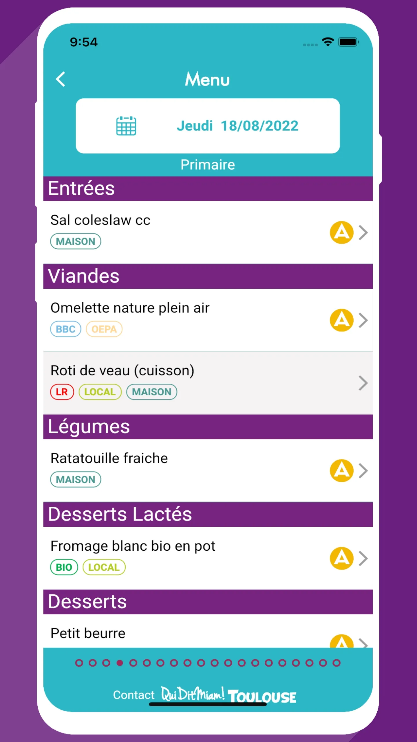 Qui Dit Miam ! Toulouse | Indus Appstore | Screenshot