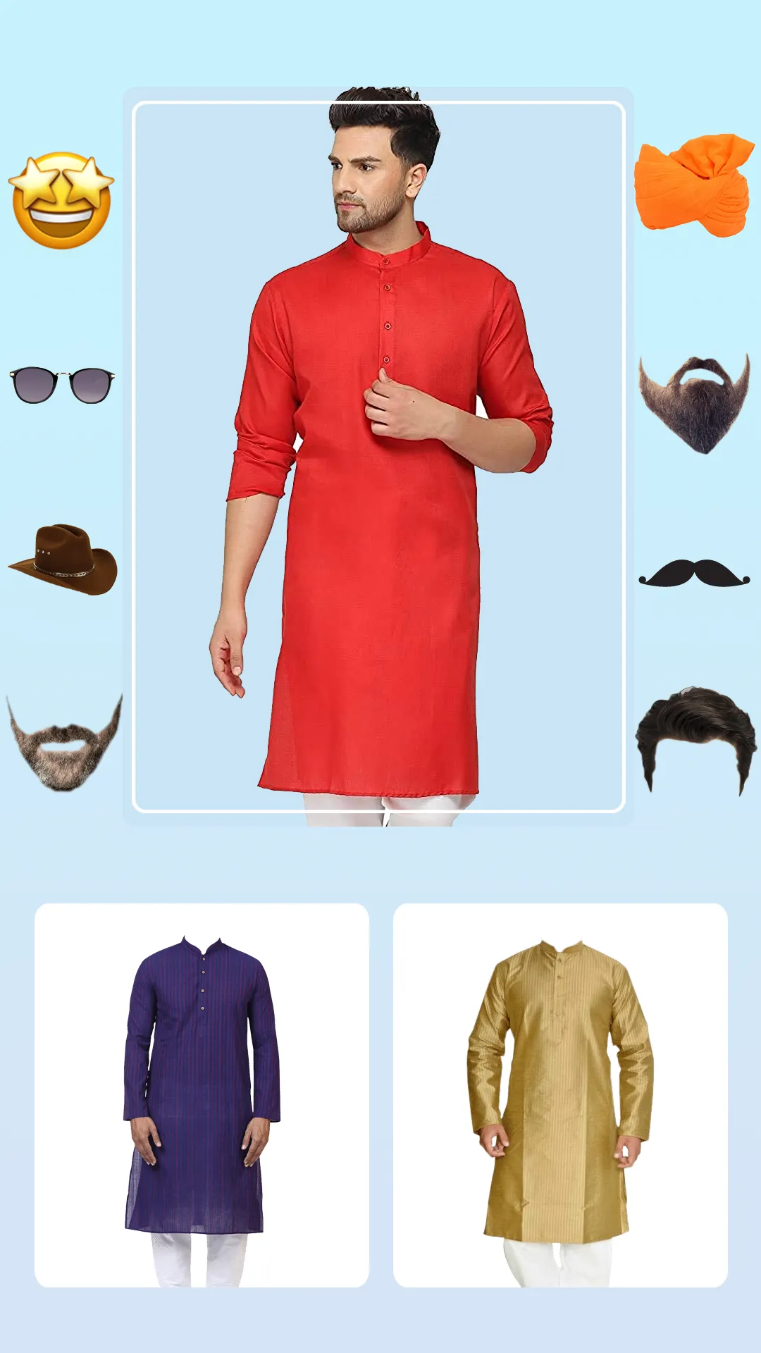 Men Salwar Kameez Photo Suit | Indus Appstore | Screenshot