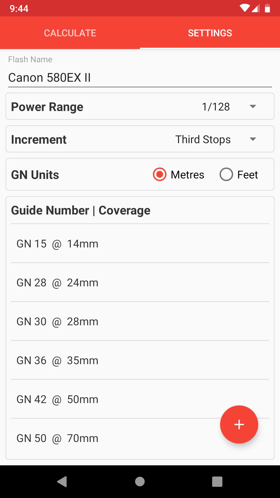 Manual Flash Calculator | Indus Appstore | Screenshot