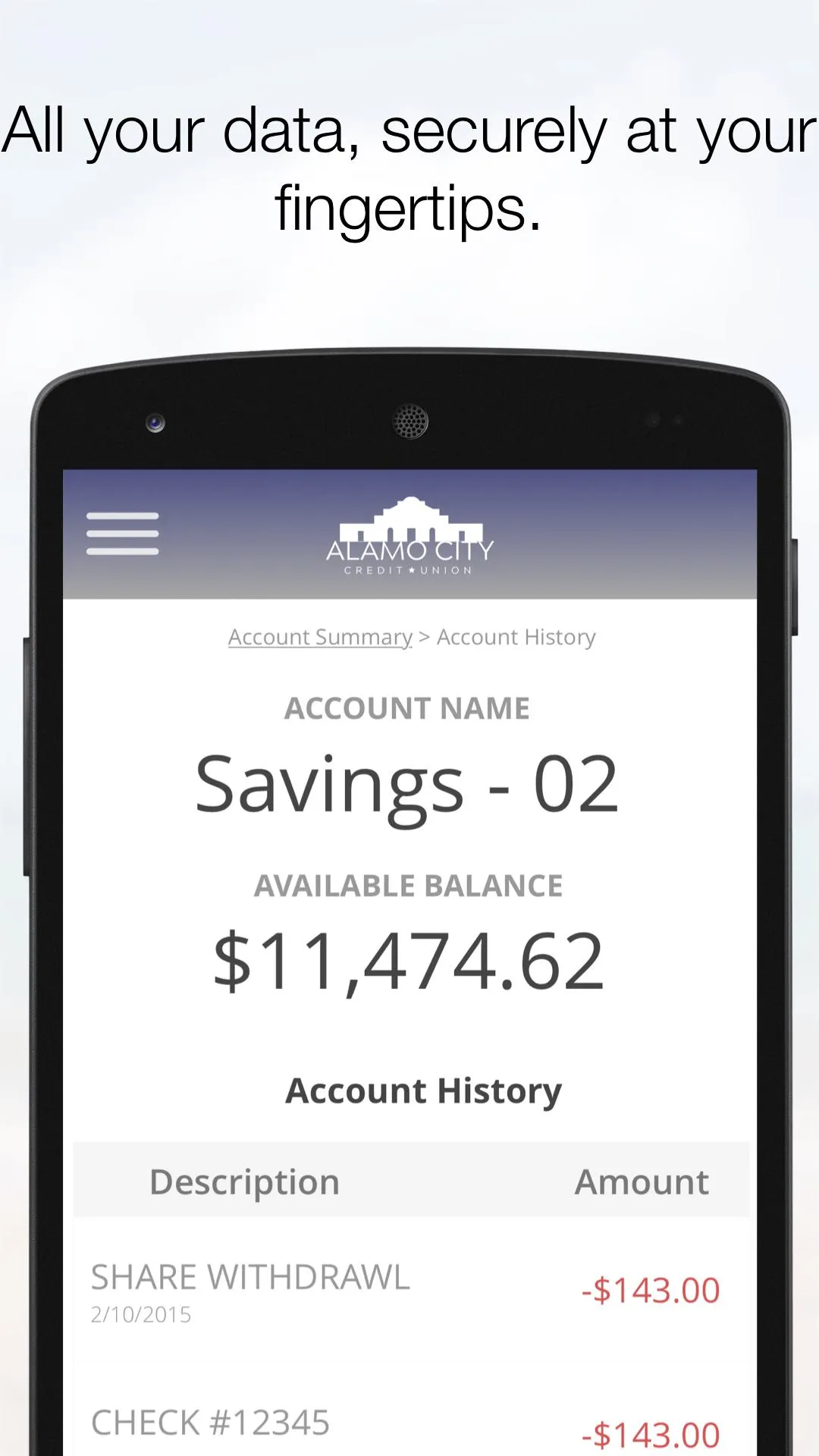 Alamo City Credit Union Member | Indus Appstore | Screenshot