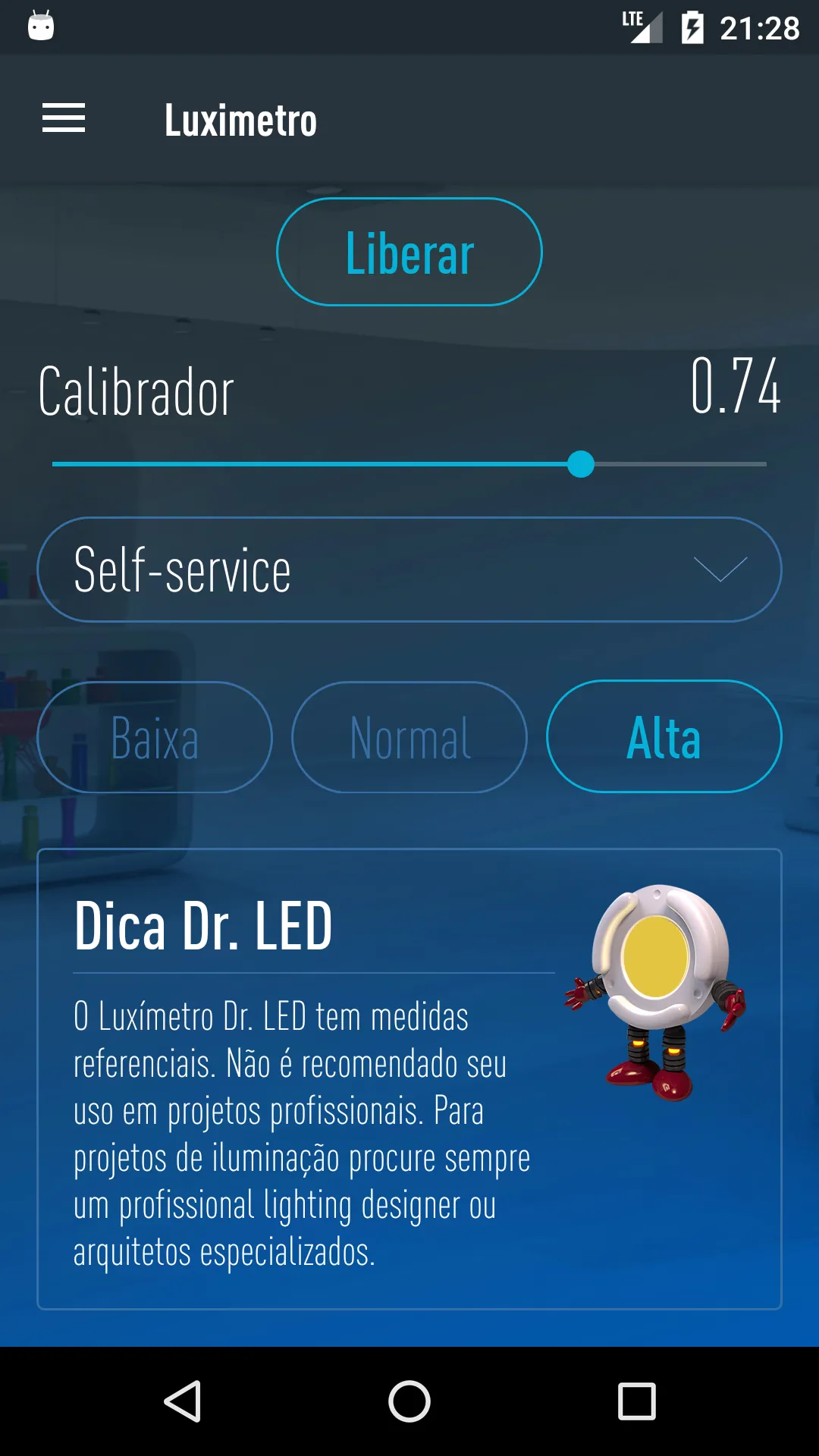 Luxímetro Dr. LED | Indus Appstore | Screenshot