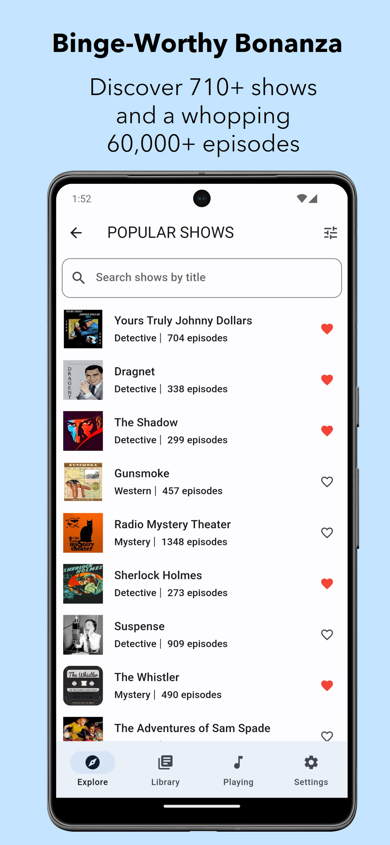 Old Time Radio Shows | Indus Appstore | Screenshot