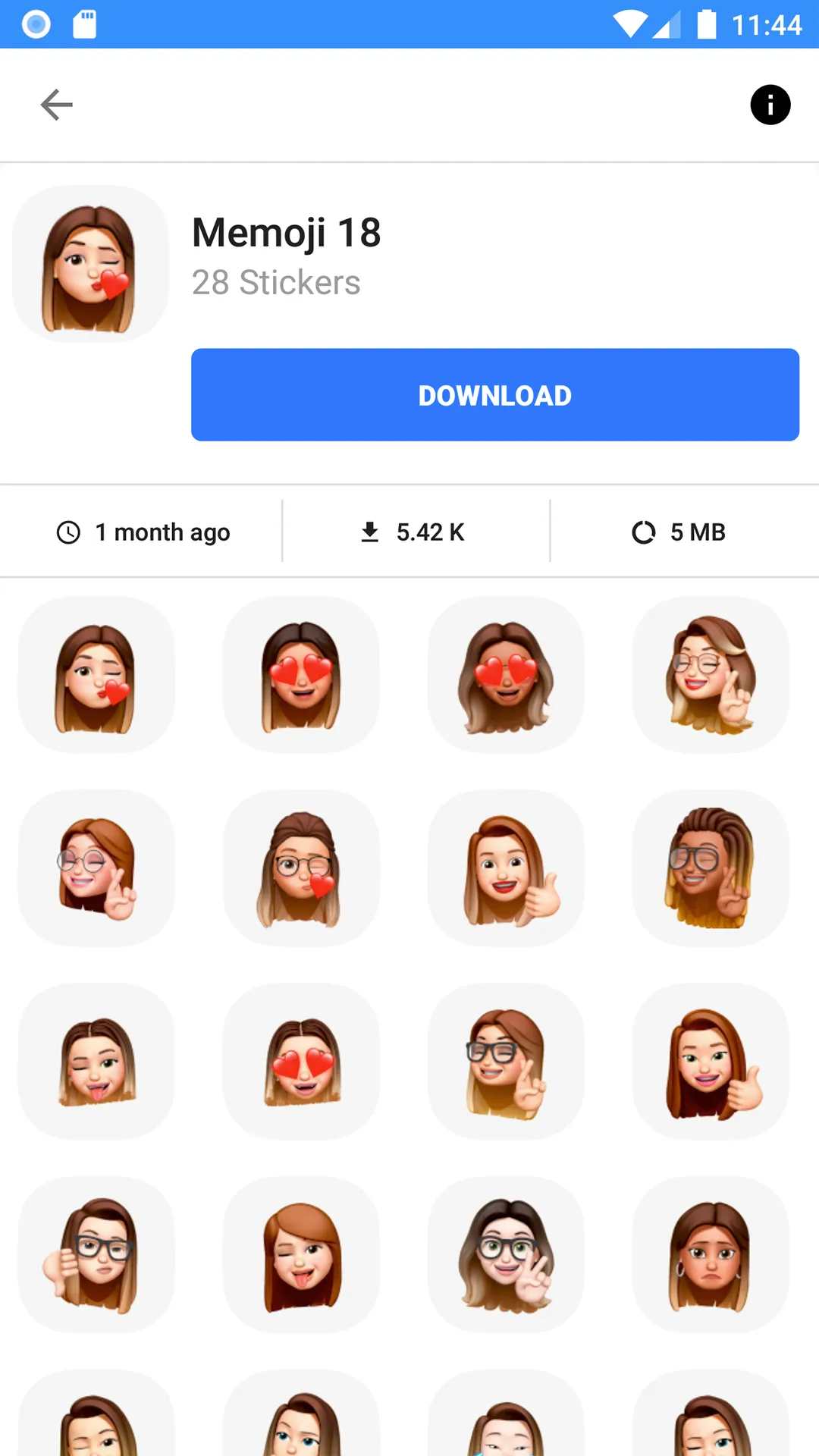 WASticker: Memoji Stickers | Indus Appstore | Screenshot