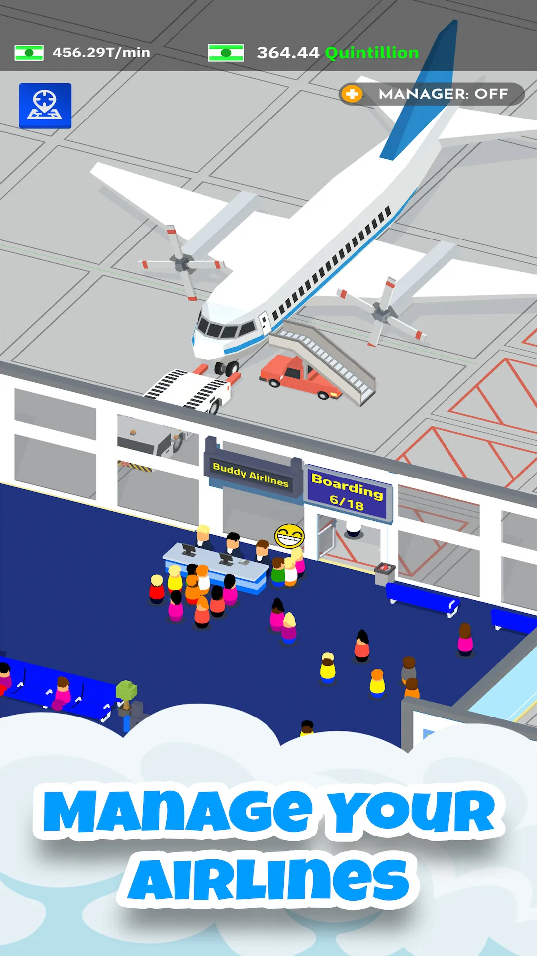 Idle Airport | Indus Appstore | Screenshot