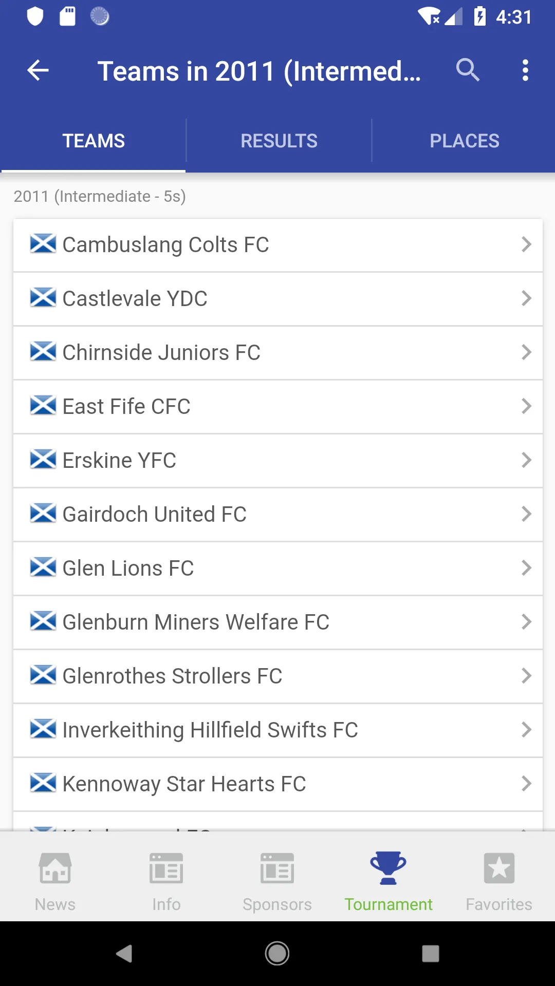 The Edinburgh Cup | Indus Appstore | Screenshot