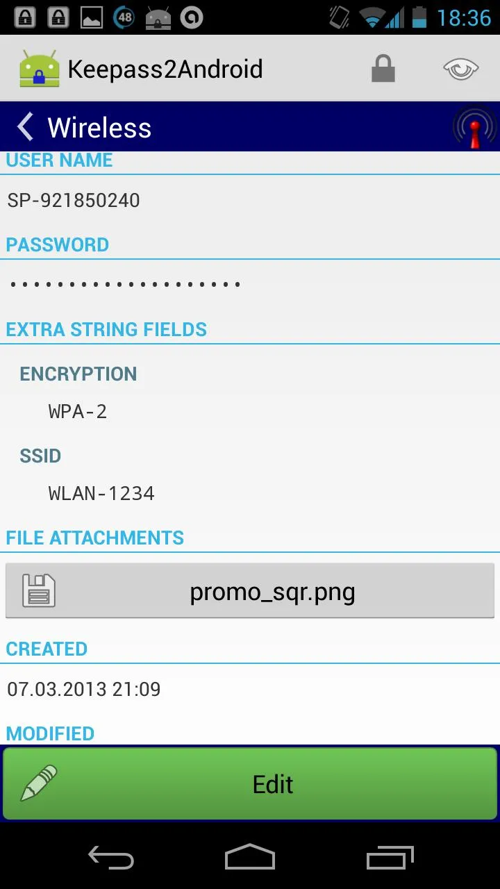 Keepass2Android Offline | Indus Appstore | Screenshot