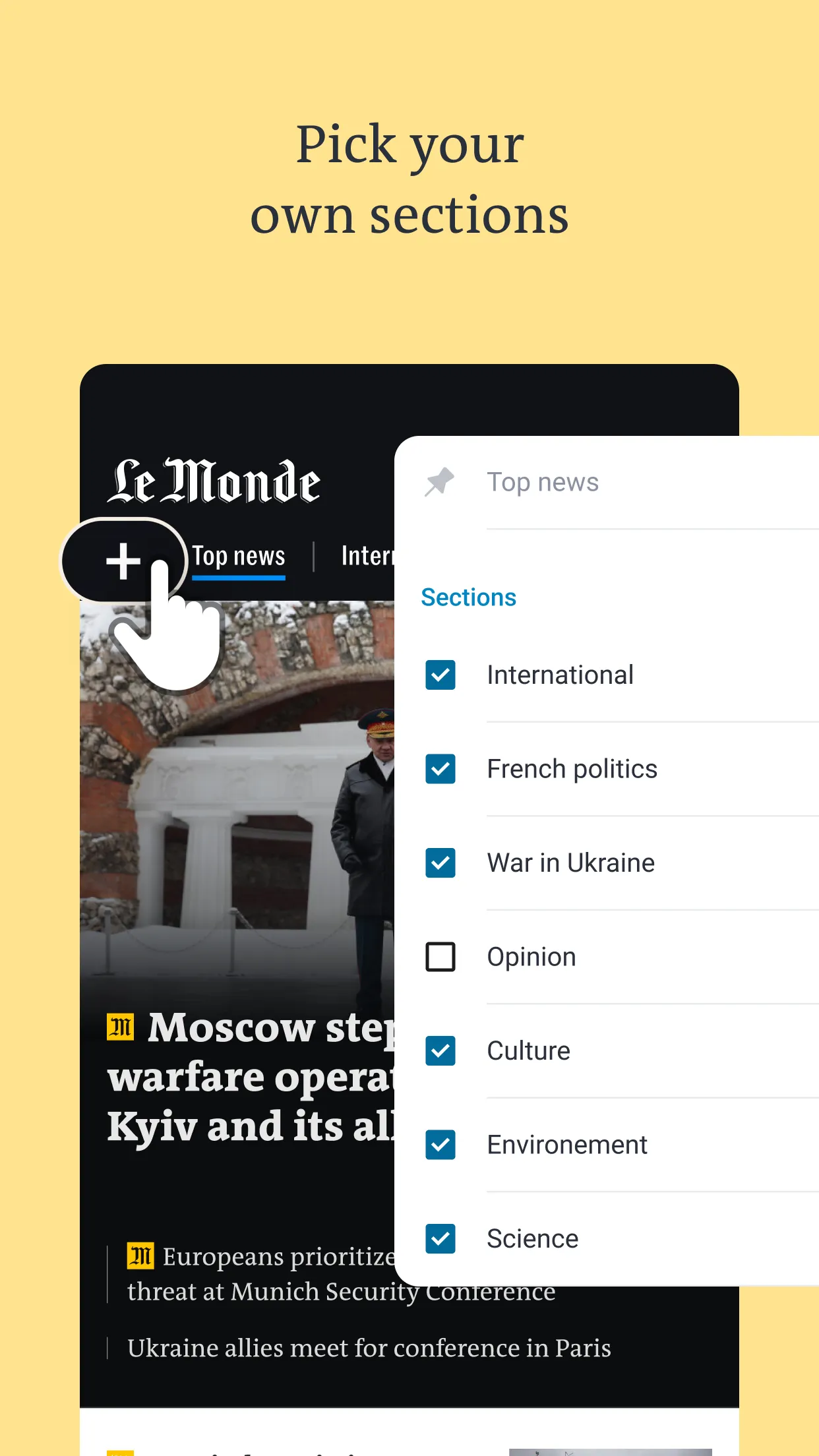 Le Monde, Live News | Indus Appstore | Screenshot