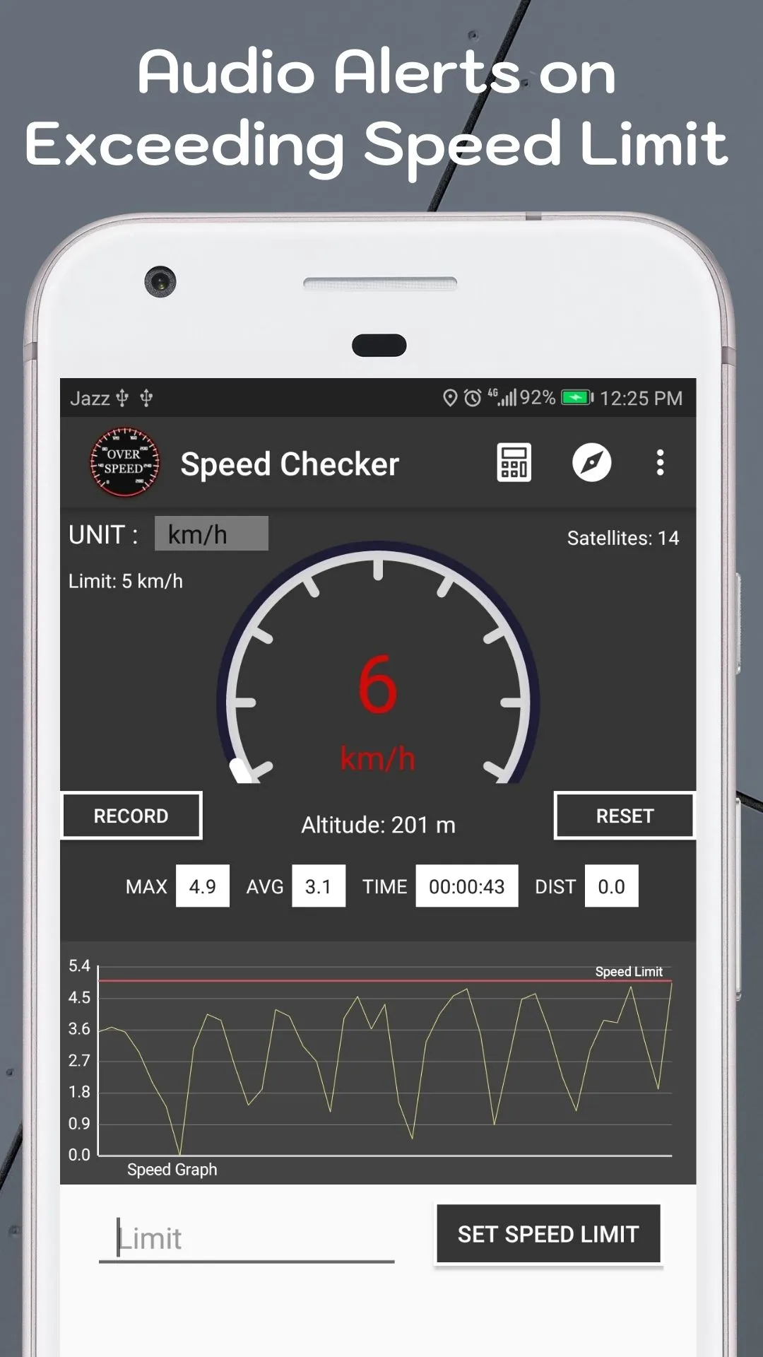 Speed Meter Over Speed Check | Indus Appstore | Screenshot