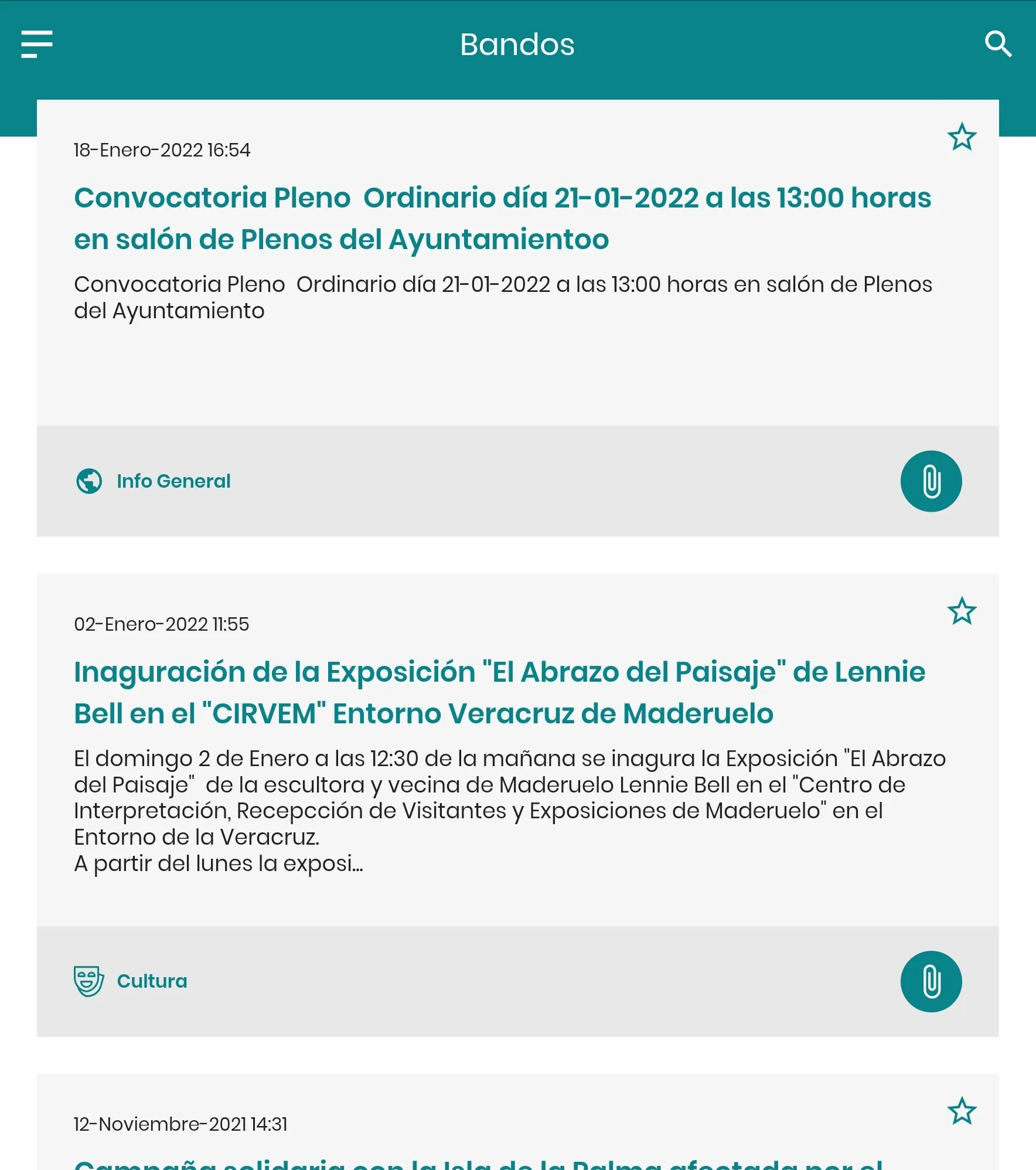 Maderuelo Informa | Indus Appstore | Screenshot