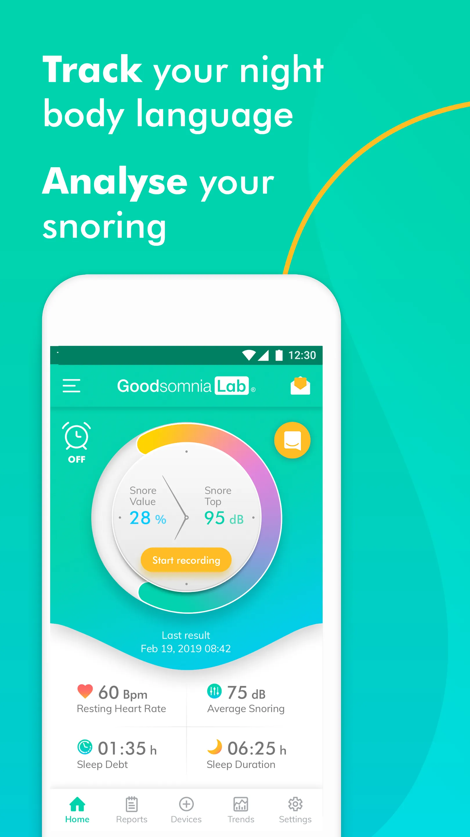 Goodsomnia Lab: Track snoring | Indus Appstore | Screenshot