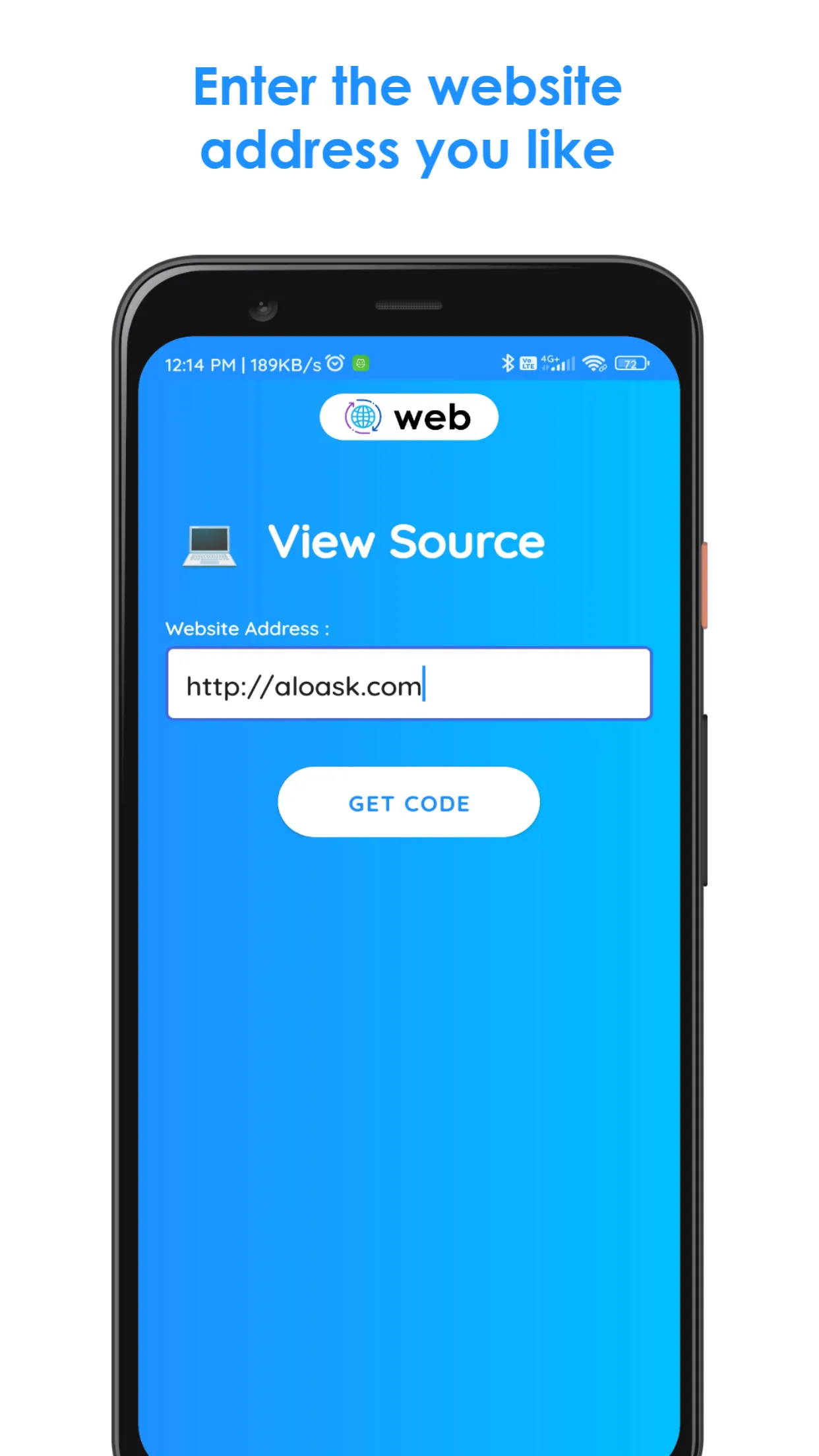 Website source code viewer | Indus Appstore | Screenshot