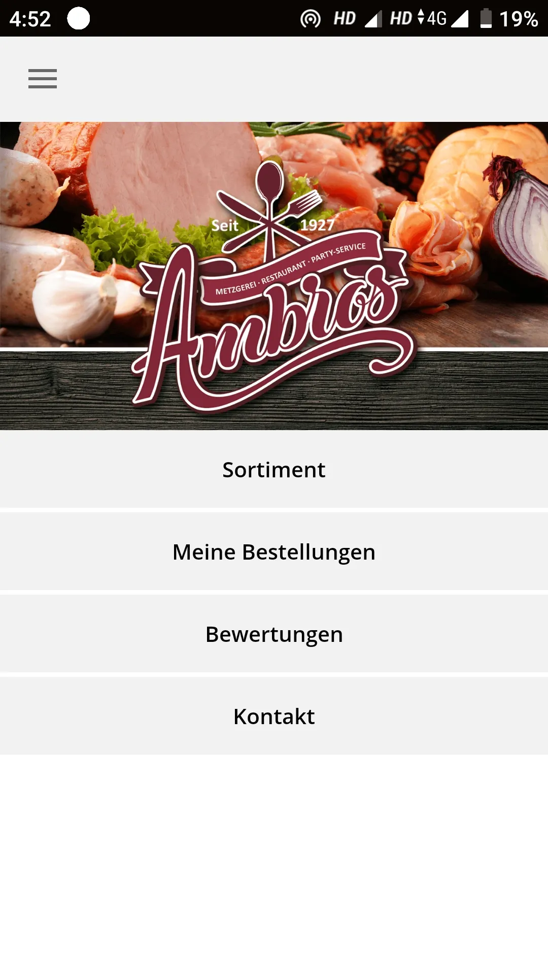 Metzgerei-Ambros BestellApp | Indus Appstore | Screenshot