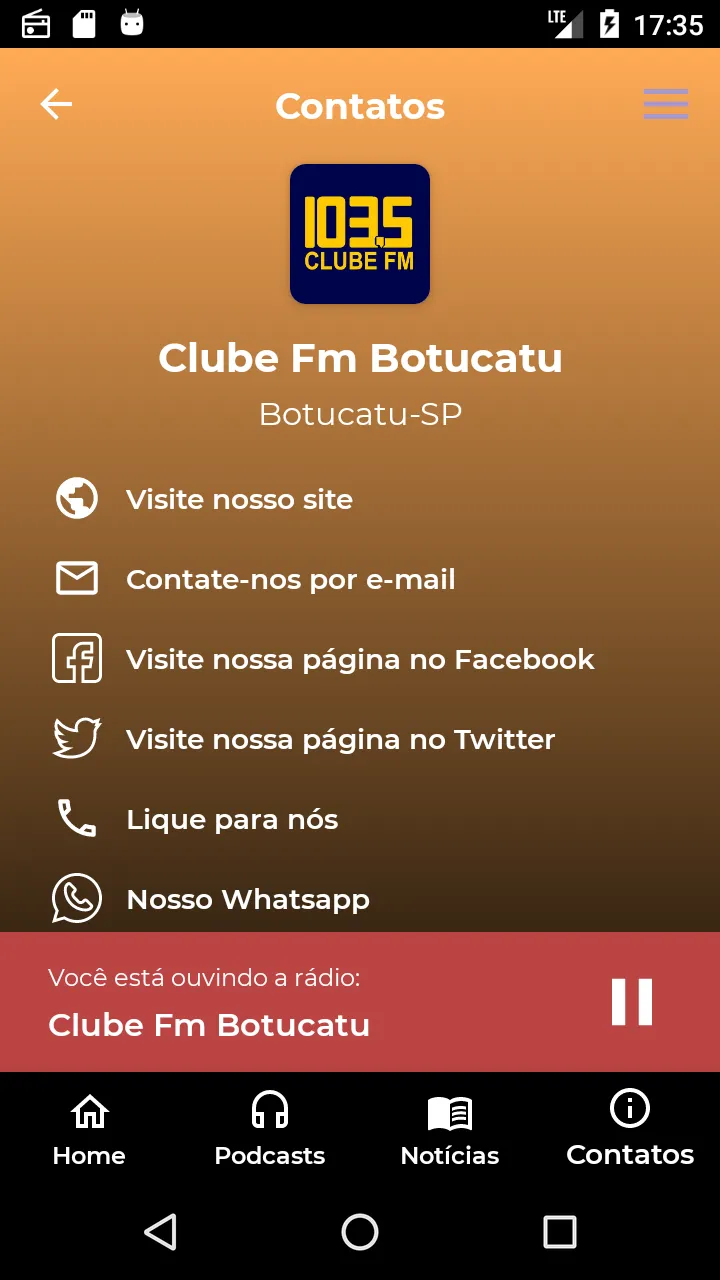 Clube FM Botucatu | Indus Appstore | Screenshot